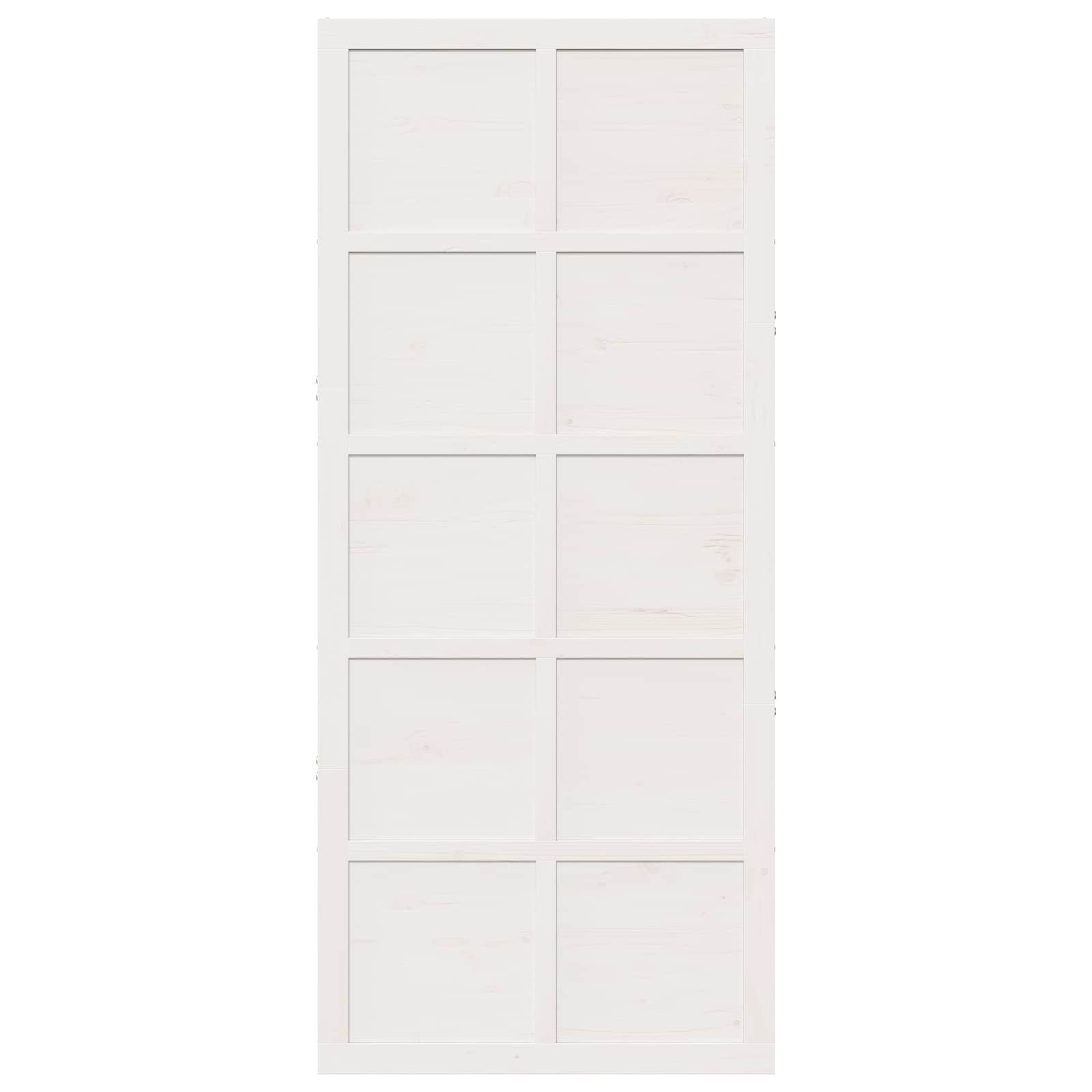 Schuifdeur Wit 100 x 2,5 x 208 cm Massief grenenhout is nu te koop bij PeponiXL, paradijselijk wonen!
