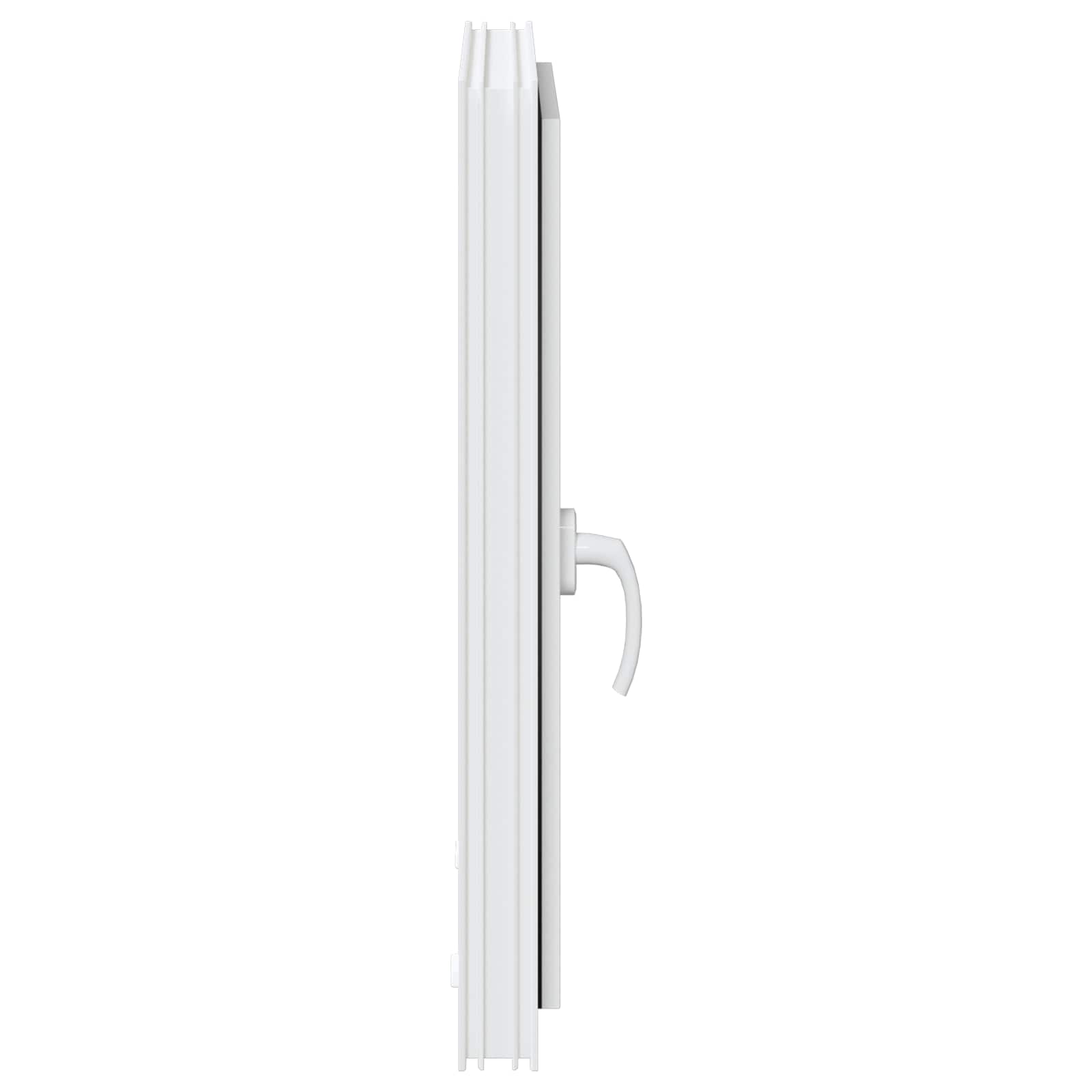 Kelderraam RISOR 50 x 75 cm PVC en glas Wit is nu te koop bij PeponiXL, paradijselijk wonen!