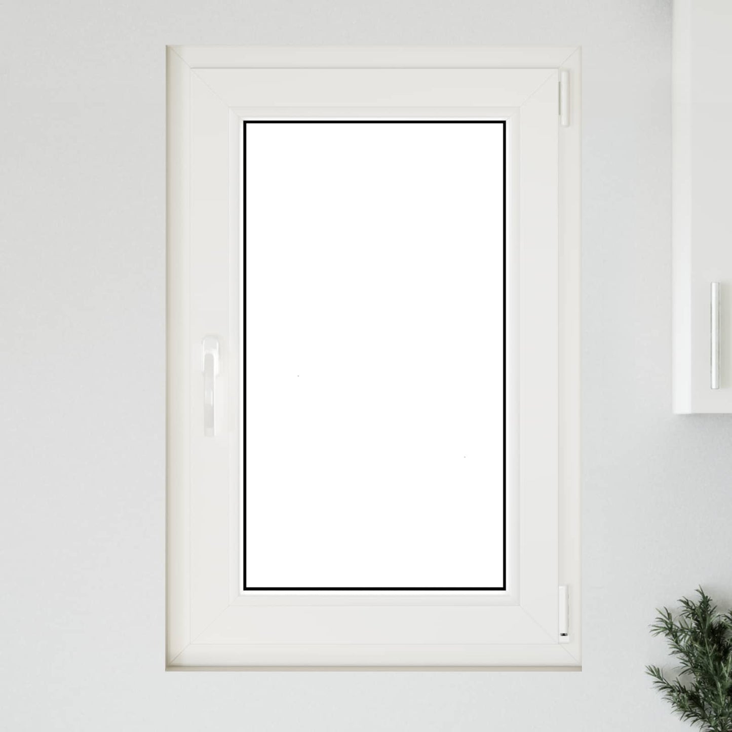 Kelderraam RISOR 60 x 80 cm PVC en glas Wit is nu te koop bij PeponiXL, paradijselijk wonen!
