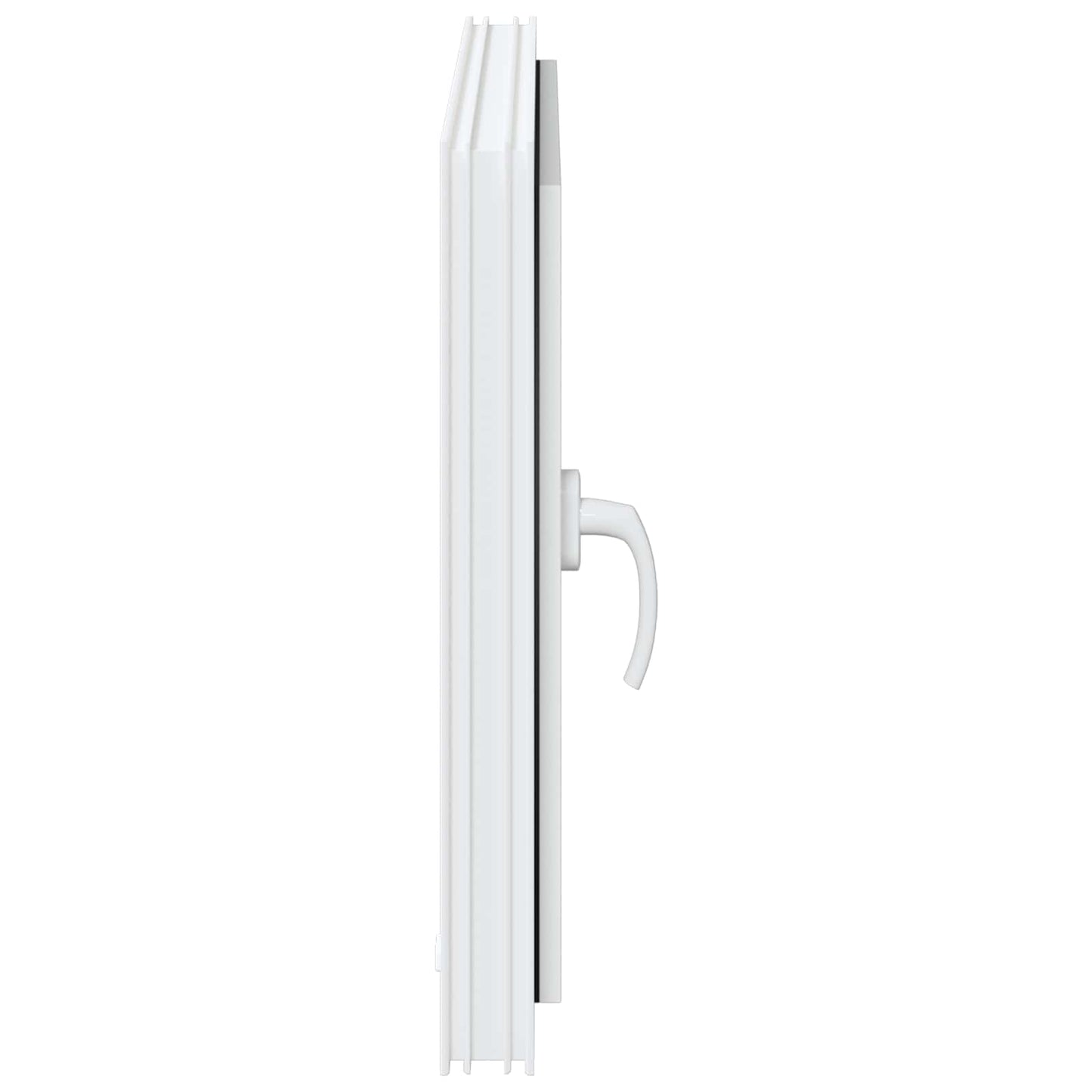 Kelderraam RISOR 80 x 50 cm PVC en glas Wit is nu te koop bij PeponiXL, paradijselijk wonen!