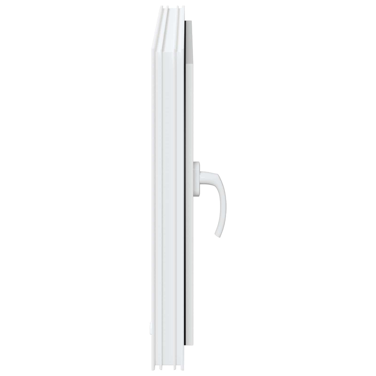 Kelderraam RISOR 80 x 50 cm PVC en glas Wit is nu te koop bij PeponiXL, paradijselijk wonen!