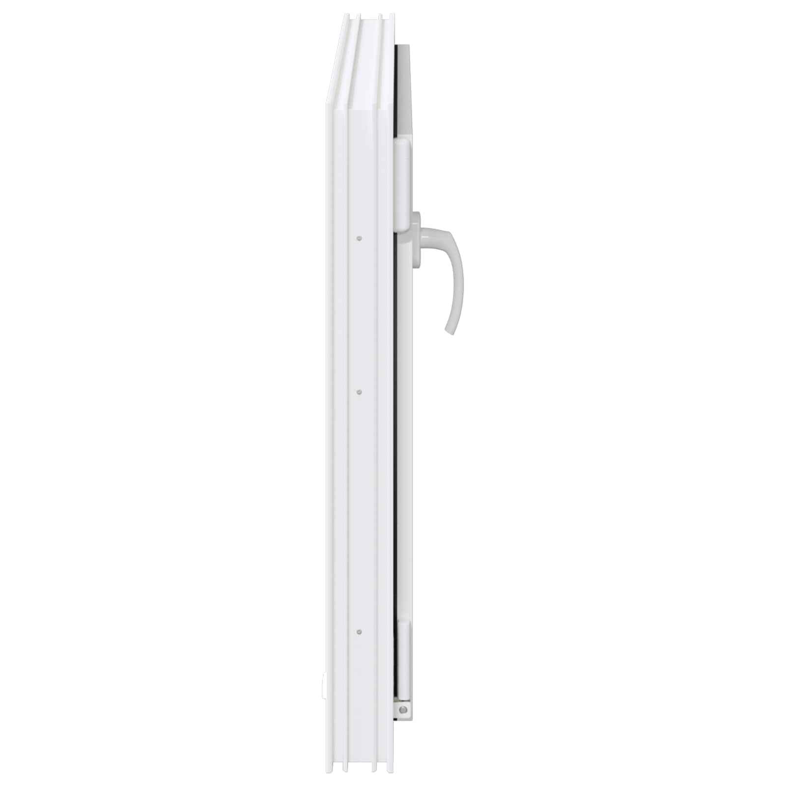 Kelderraam RISOR 80 x 60 cm PVC en glas Wit is nu te koop bij PeponiXL, paradijselijk wonen!