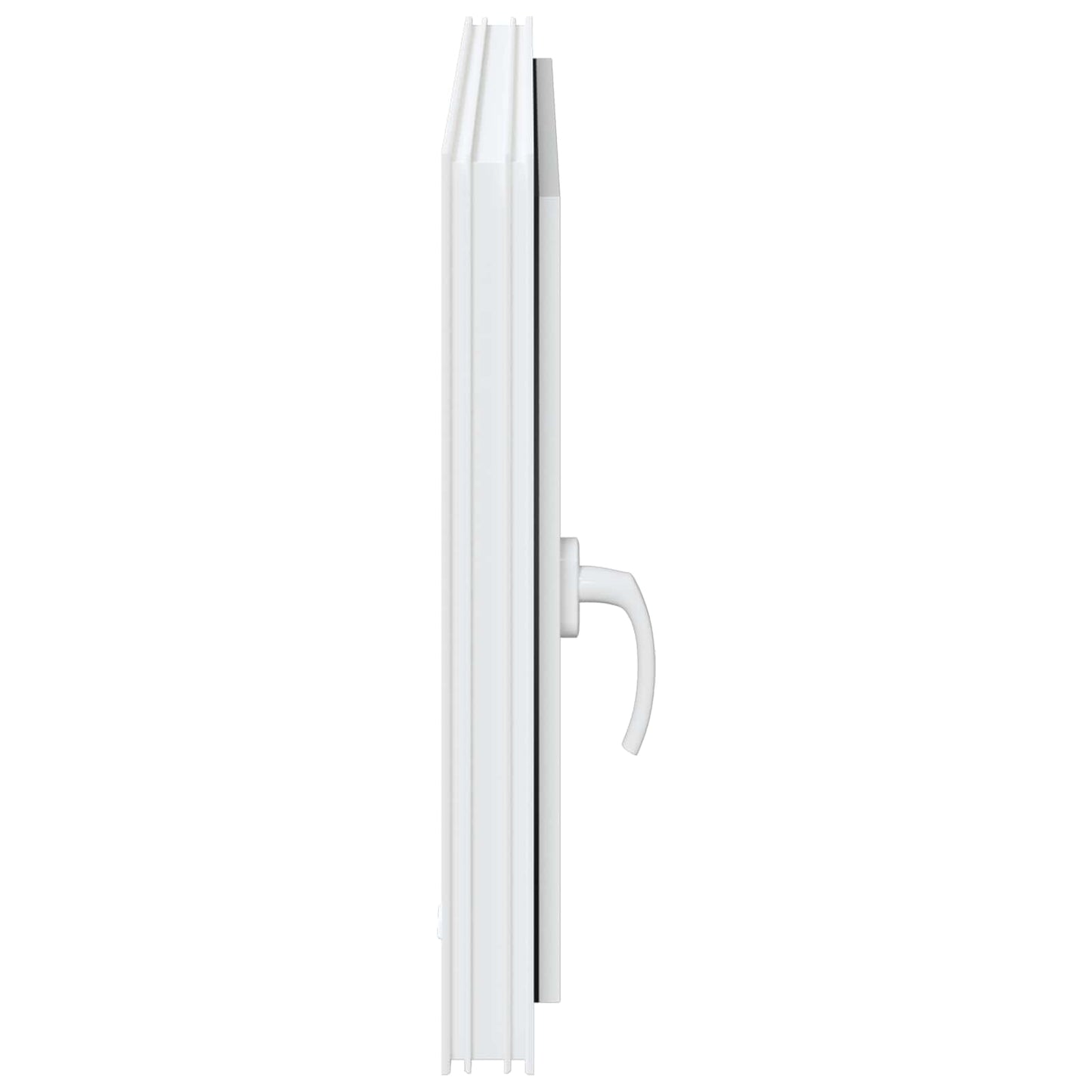 Kelderraam RISOR 90 x 50 cm PVC en glas Wit is nu te koop bij PeponiXL, paradijselijk wonen!