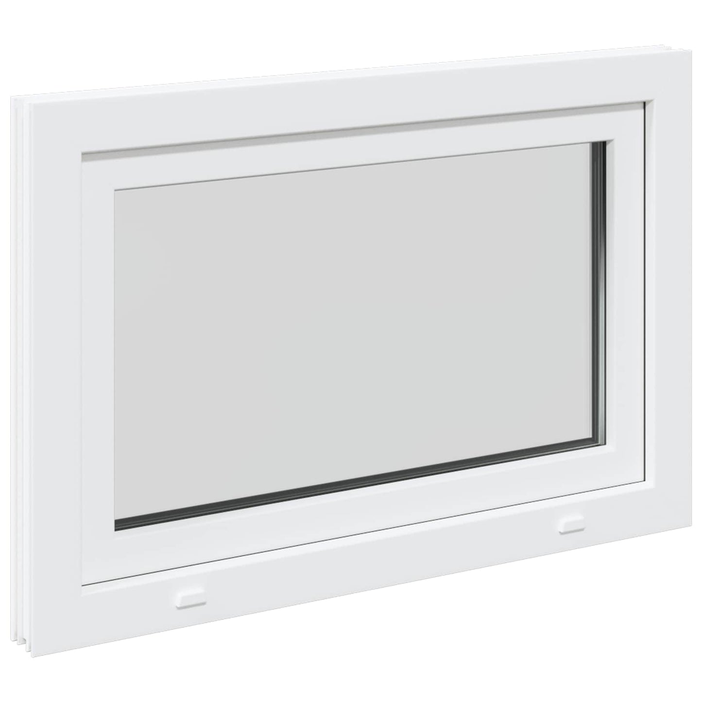 Kelderraam RISOR 90 x 50 cm PVC en glas Wit is nu te koop bij PeponiXL, paradijselijk wonen!