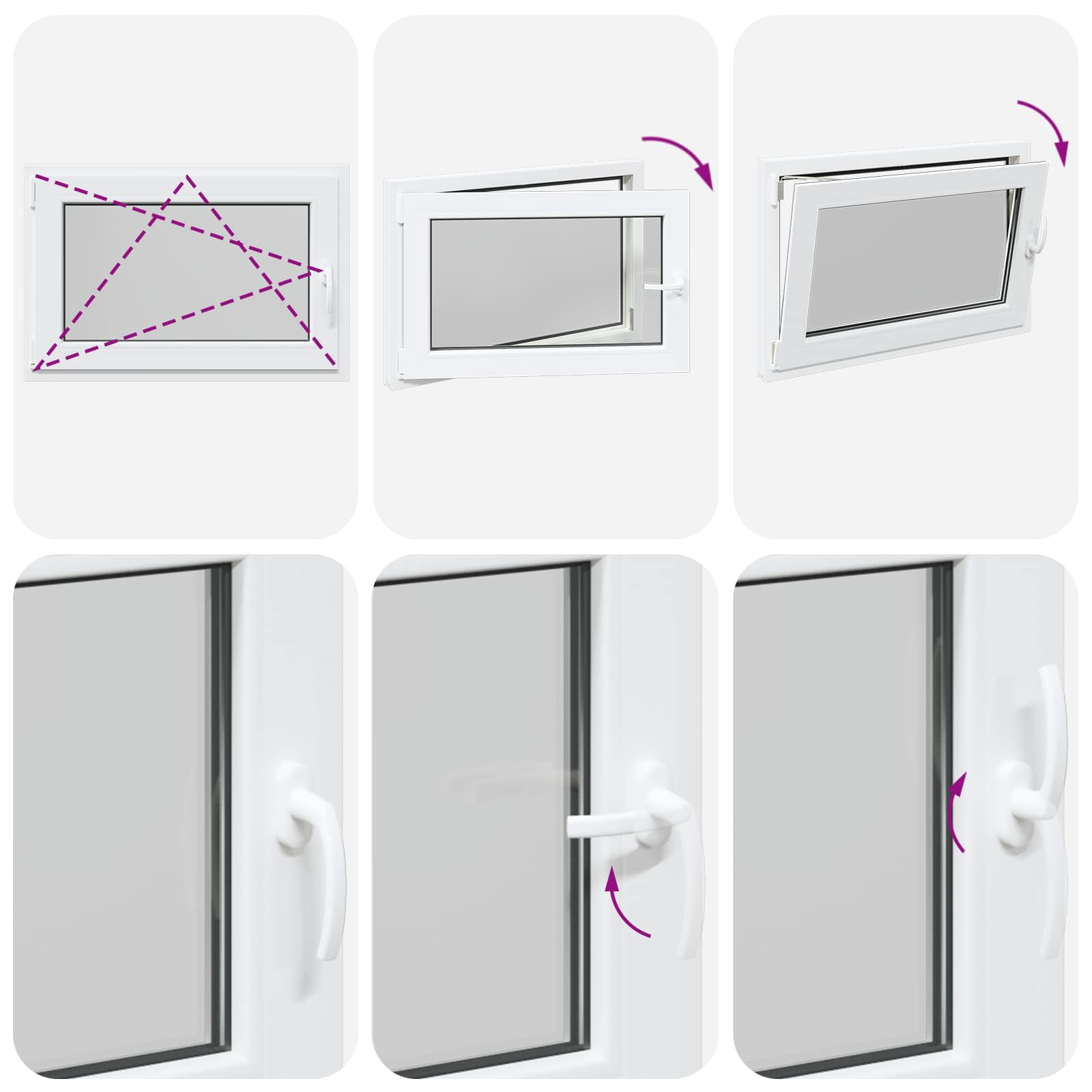 Kelderraam RISOR 90 x 50 cm PVC en glas Wit is nu te koop bij PeponiXL, paradijselijk wonen!