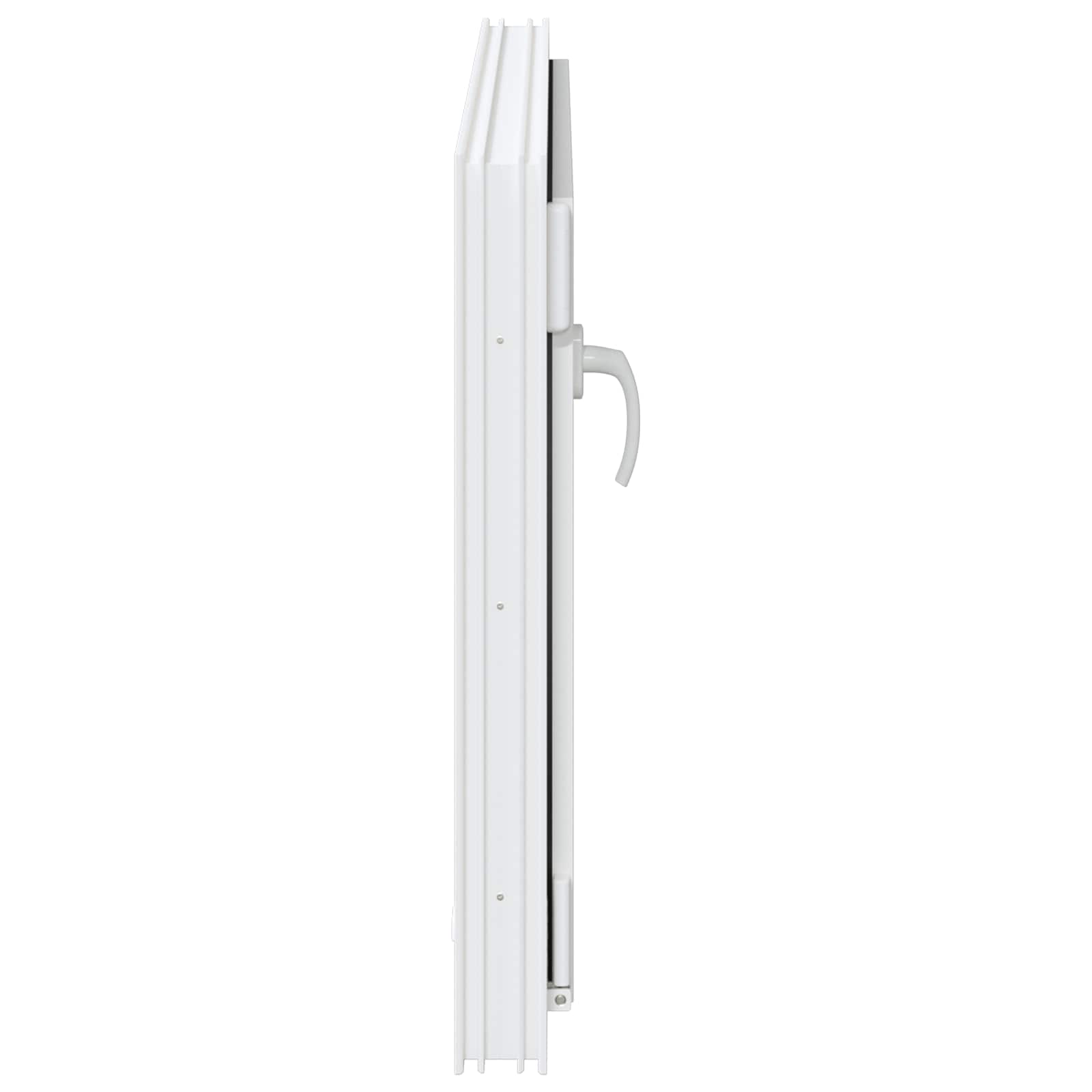 Kelderraam RISOR 90 x 50 cm PVC en glas Wit is nu te koop bij PeponiXL, paradijselijk wonen!