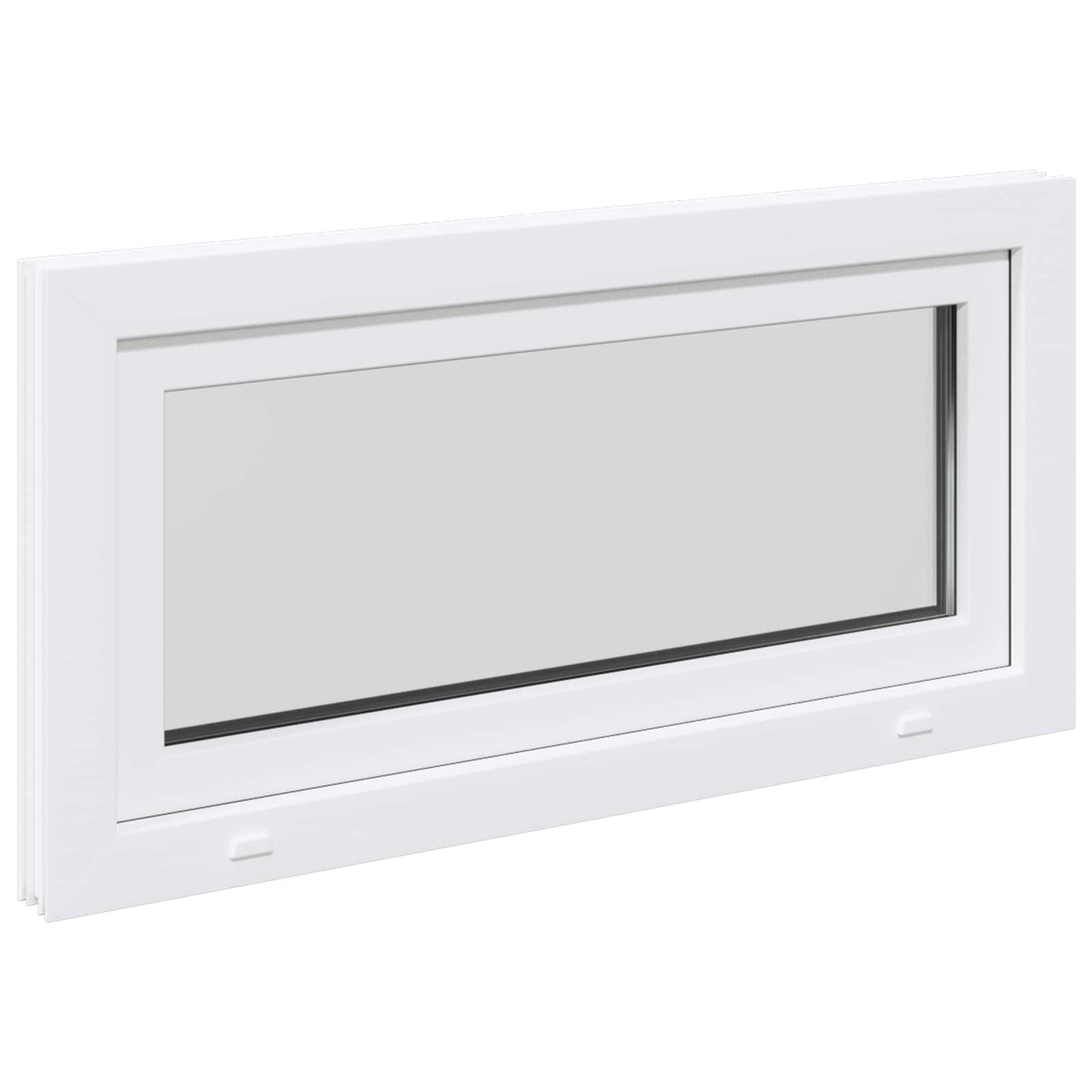 Kelderraam RISOR 100 x 50 cm PVC en glas Wit is nu te koop bij PeponiXL, paradijselijk wonen!