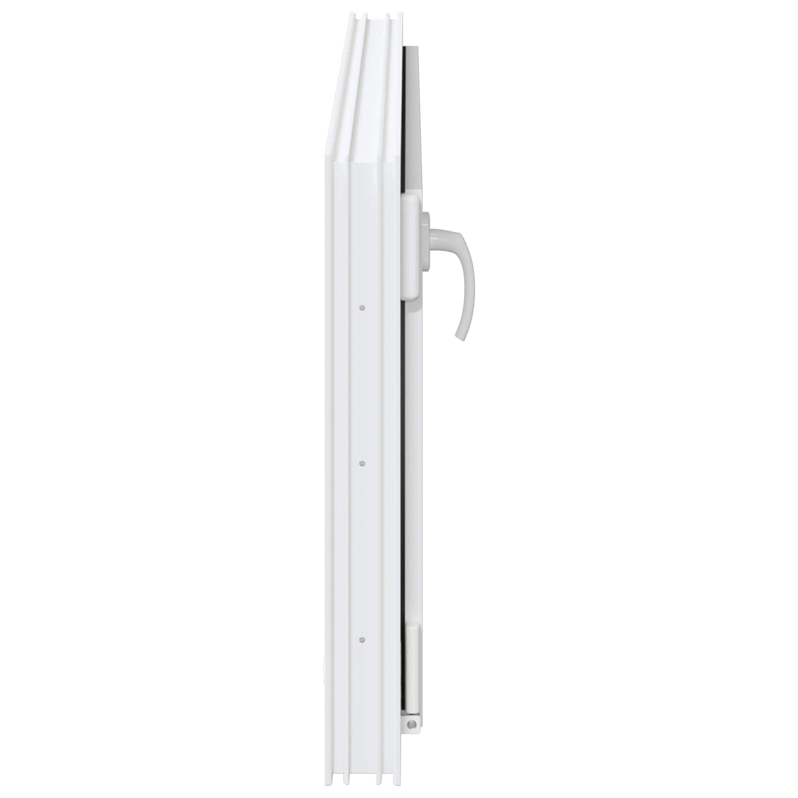 Kelderraam RISOR 100 x 50 cm PVC en glas Wit is nu te koop bij PeponiXL, paradijselijk wonen!