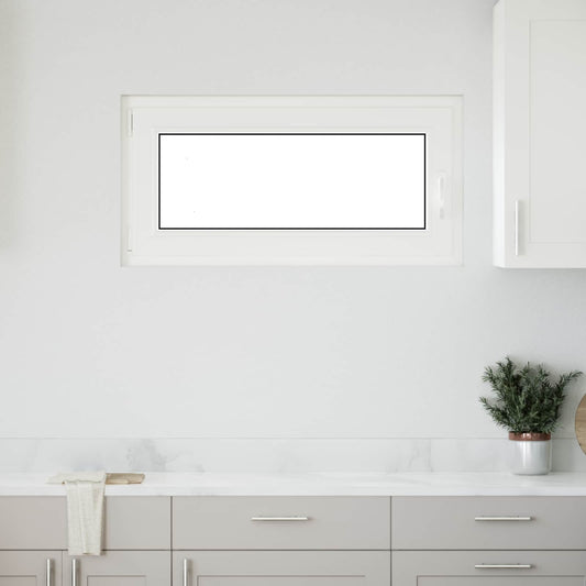 Kelderraam RISOR 100 x 50 cm PVC en glas Wit is nu te koop bij PeponiXL, paradijselijk wonen!