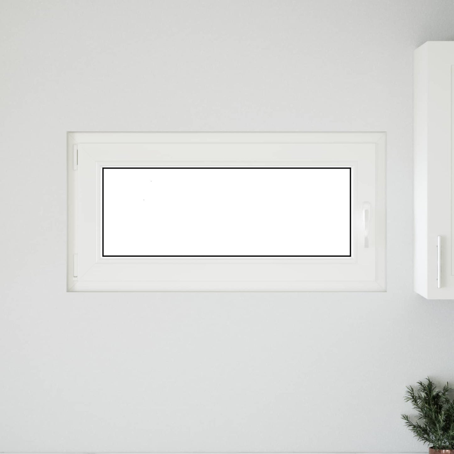 Kelderraam RISOR 100 x 50 cm PVC en glas Wit is nu te koop bij PeponiXL, paradijselijk wonen!