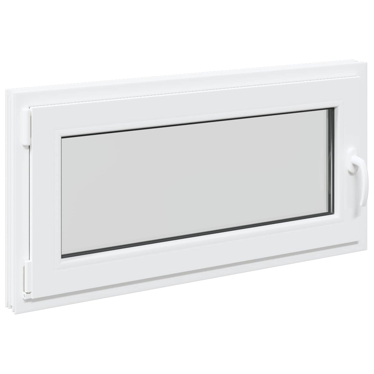Kelderraam RISOR 100 x 50 cm PVC en glas Wit is nu te koop bij PeponiXL, paradijselijk wonen!