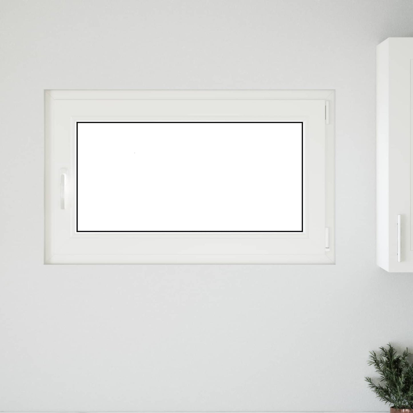 Kelderraam RISOR 100 x 60 cm PVC en glas Wit is nu te koop bij PeponiXL, paradijselijk wonen!