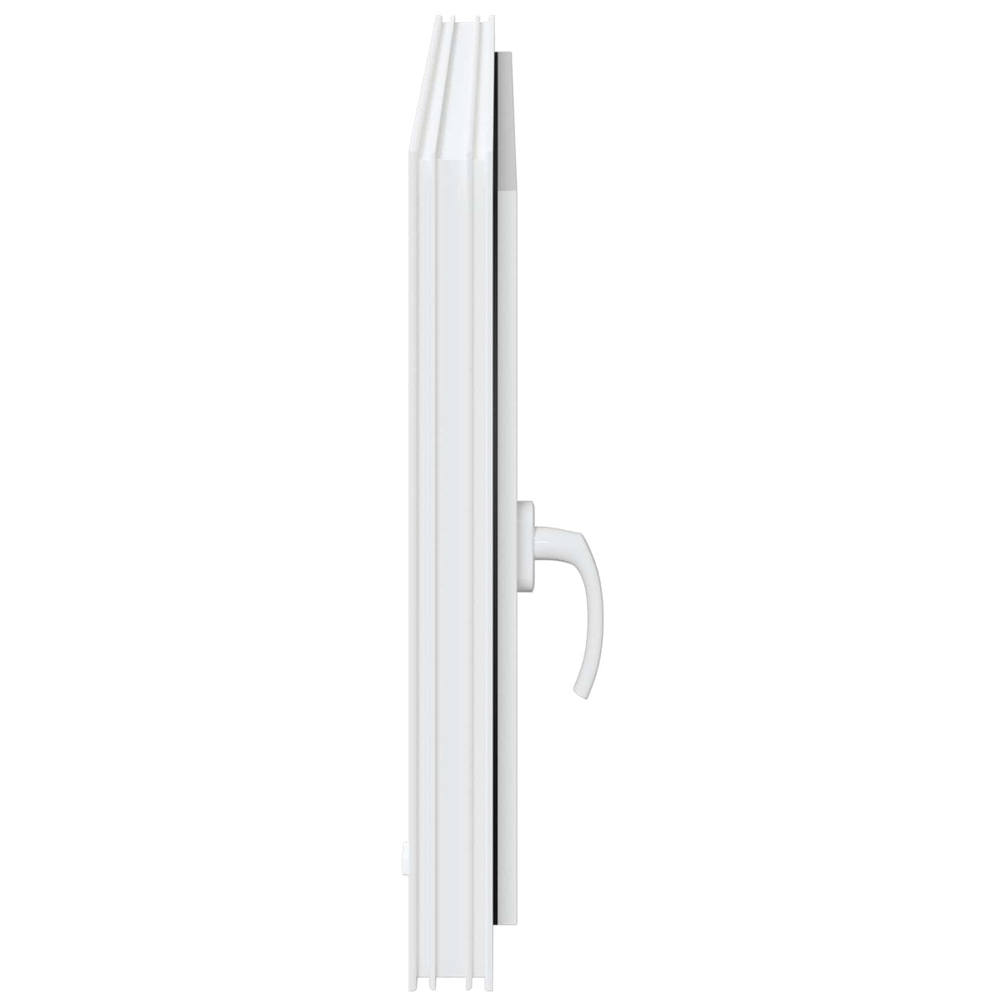 Kelderraam RISOR 100 x 60 cm PVC en glas Wit is nu te koop bij PeponiXL, paradijselijk wonen!