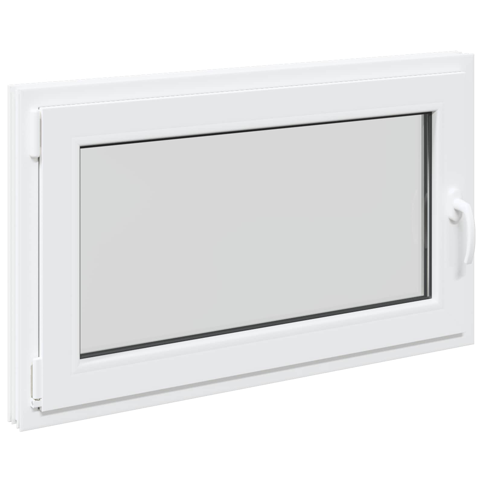 Kelderraam RISOR 100 x 60 cm PVC en glas Wit is nu te koop bij PeponiXL, paradijselijk wonen!