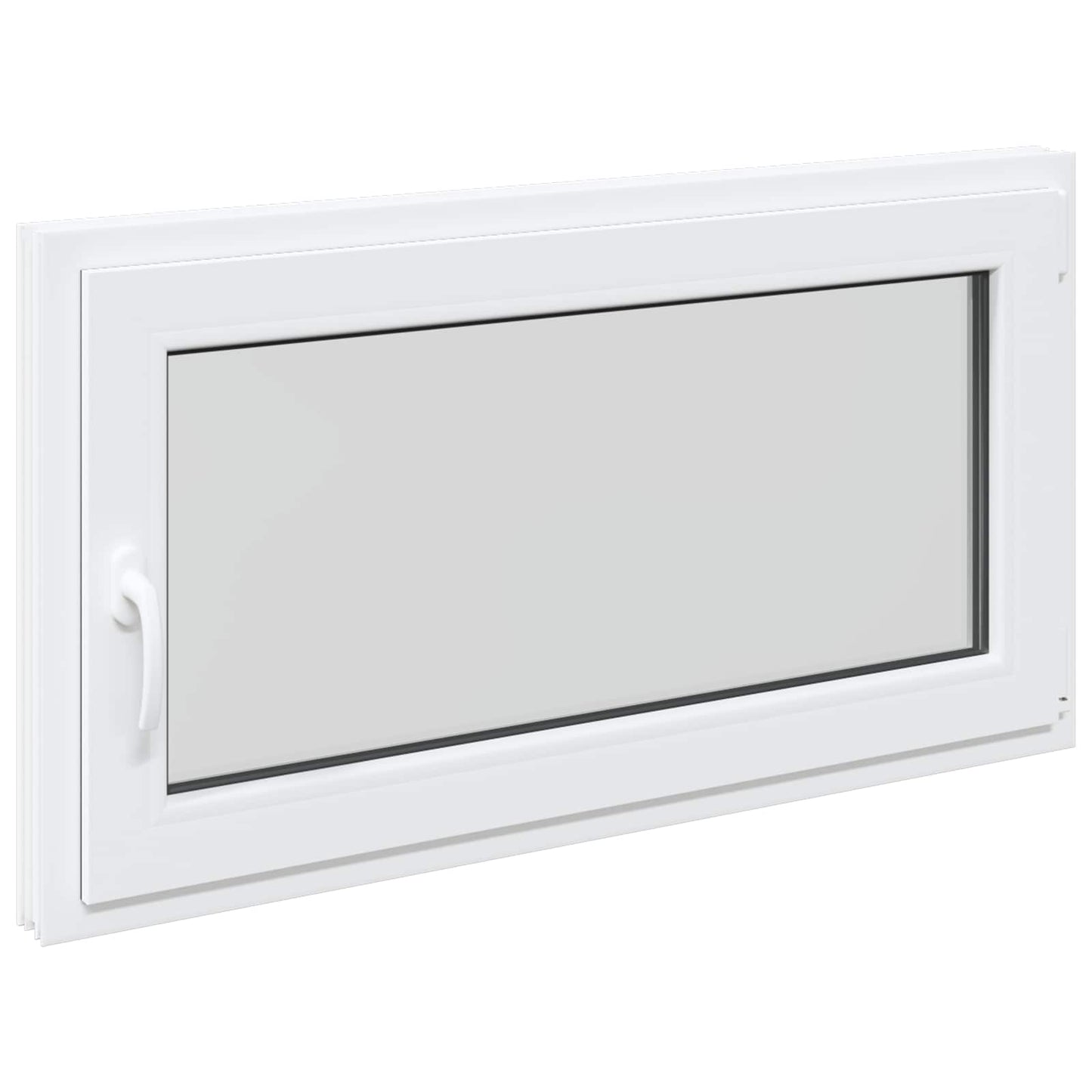 Kelderraam RISOR 110 x 50 cm PVC en glas Wit is nu te koop bij PeponiXL, paradijselijk wonen!