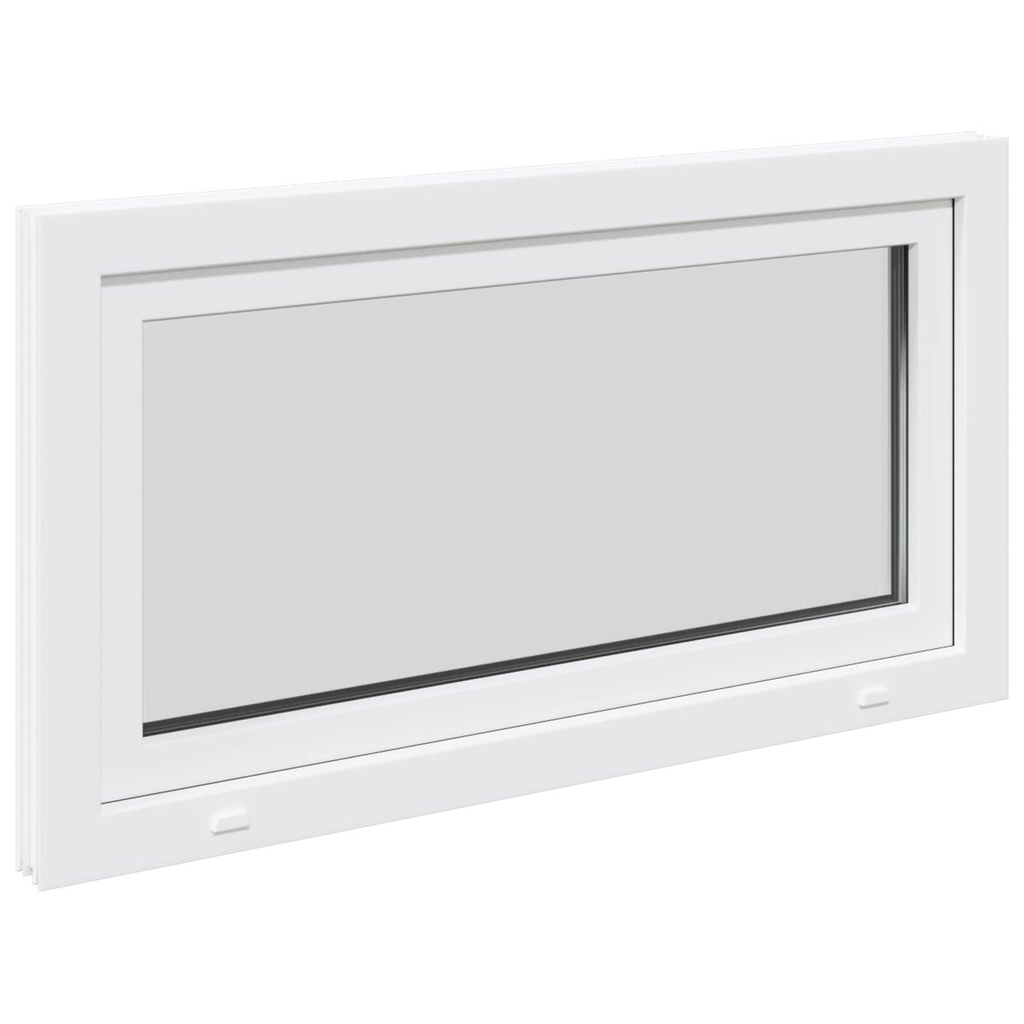 Kelderraam RISOR 110 x 60 cm PVC en glas Wit is nu te koop bij PeponiXL, paradijselijk wonen!
