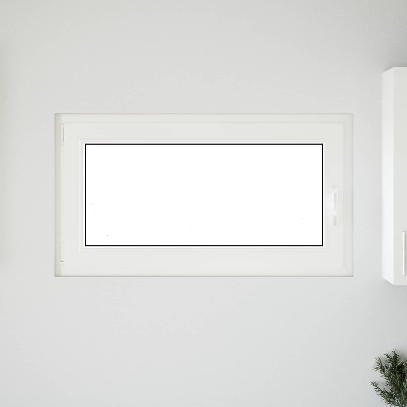 Kelderraam RISOR 110 x 70 cm PVC en glas Wit is nu te koop bij PeponiXL, paradijselijk wonen!