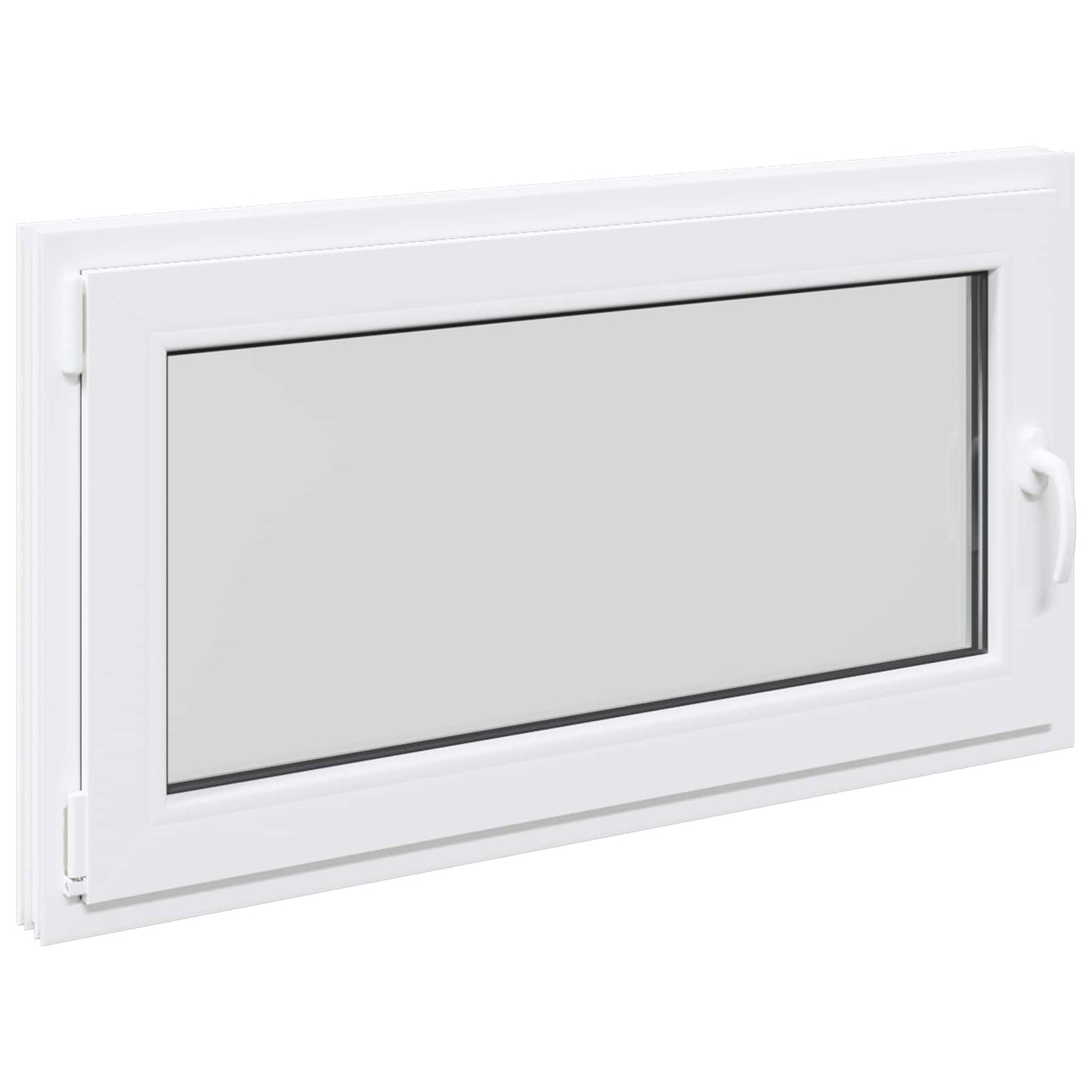 Kelderraam RISOR 110 x 70 cm PVC en glas Wit is nu te koop bij PeponiXL, paradijselijk wonen!