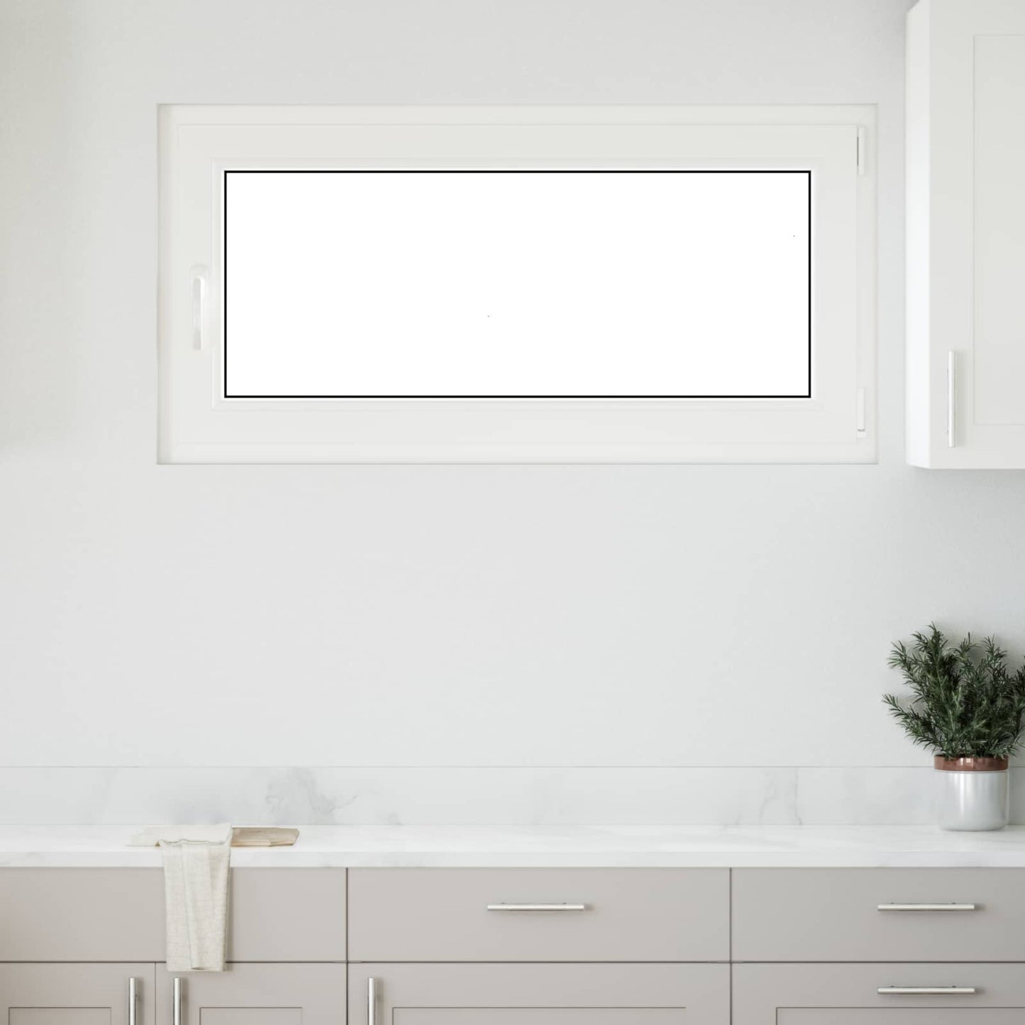 Kelderraam RISOR 120 x 60 cm PVC en glas Wit is nu te koop bij PeponiXL, paradijselijk wonen!