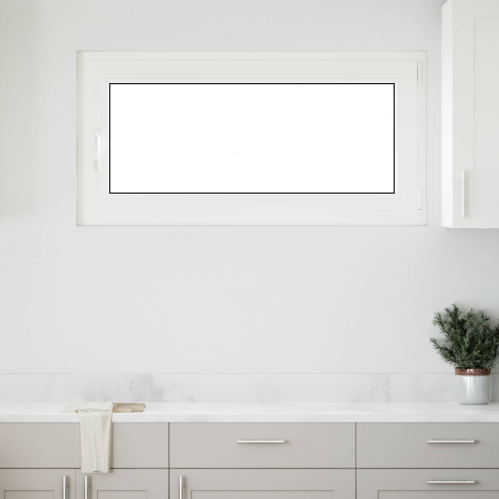 Kelderraam RISOR 120 x 60 cm PVC en glas Wit is nu te koop bij PeponiXL, paradijselijk wonen!