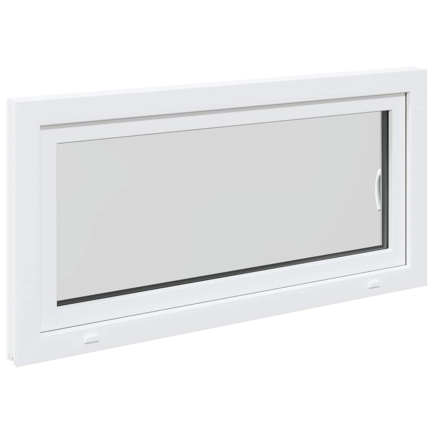 Kelderraam RISOR 120 x 60 cm PVC en glas Wit is nu te koop bij PeponiXL, paradijselijk wonen!