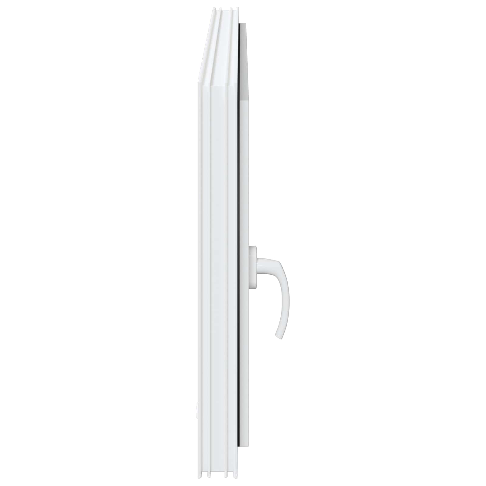 Kelderraam RISOR 120 x 60 cm PVC en glas Wit is nu te koop bij PeponiXL, paradijselijk wonen!