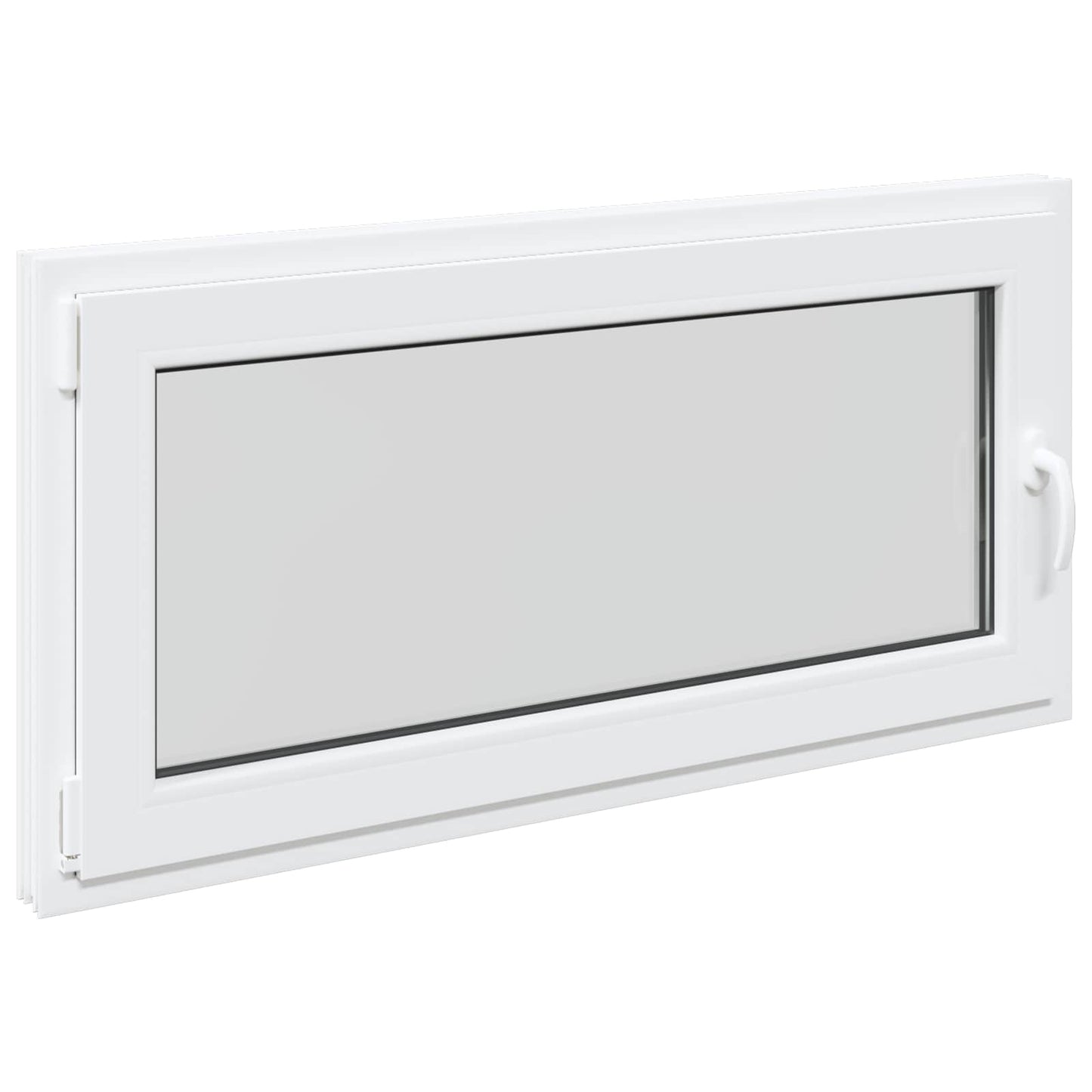 Kelderraam RISOR 120 x 60 cm PVC en glas Wit is nu te koop bij PeponiXL, paradijselijk wonen!