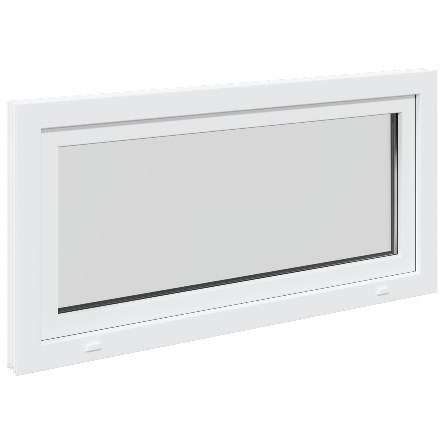 Kelderraam RISOR 120 x 60 cm PVC en glas Wit is nu te koop bij PeponiXL, paradijselijk wonen!