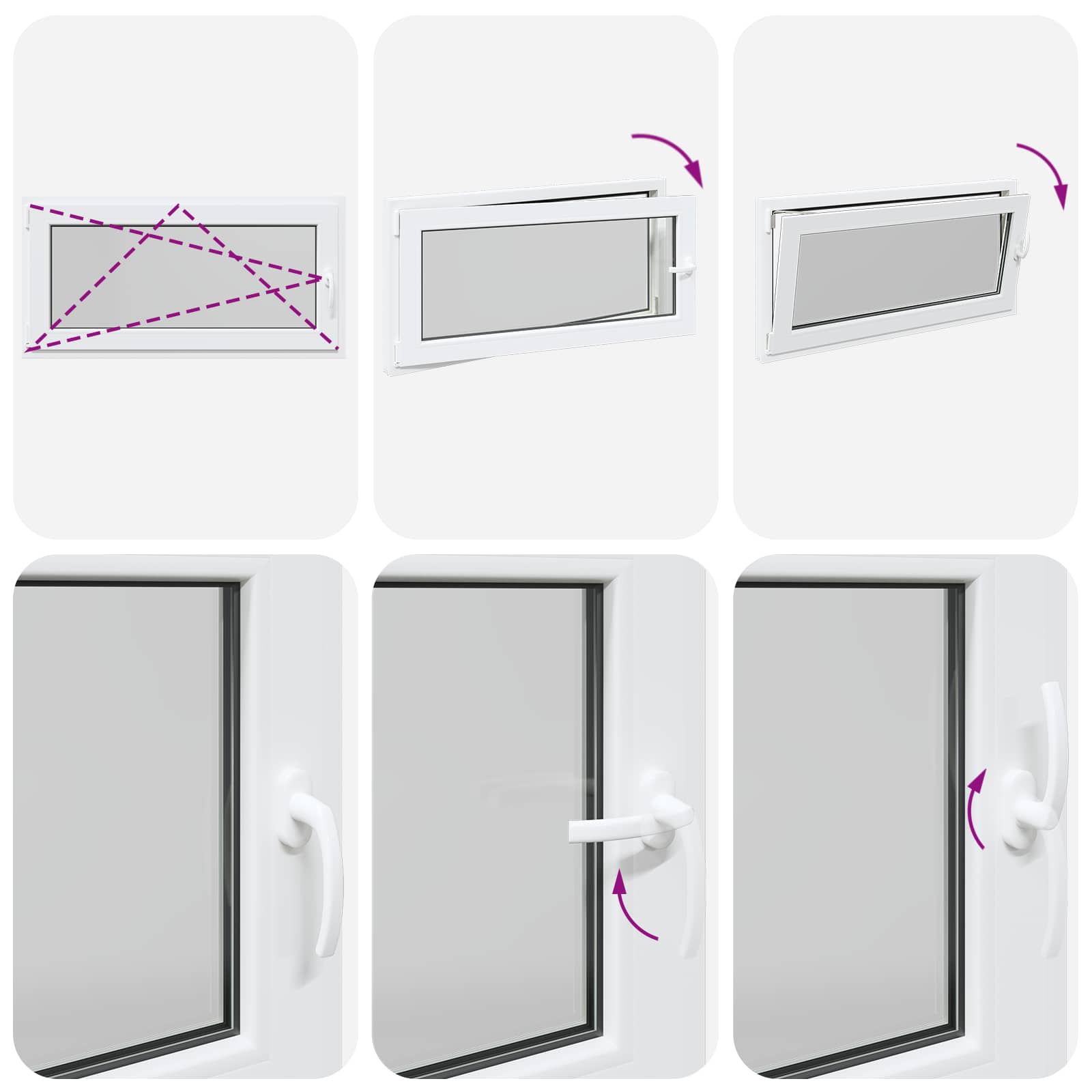 Kelderraam RISOR 120 x 60 cm PVC en glas Wit is nu te koop bij PeponiXL, paradijselijk wonen!
