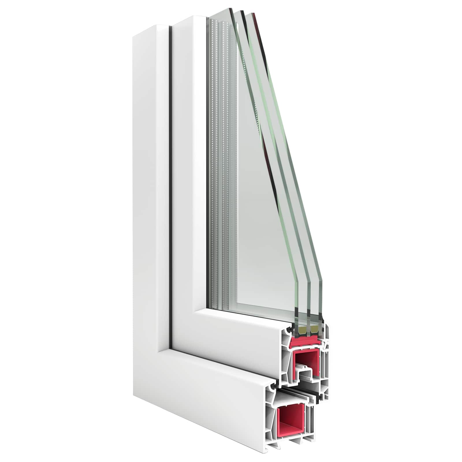 Kelderraam RISOR 50 x 50 cm PVC en glas Wit is nu te koop bij PeponiXL, paradijselijk wonen!