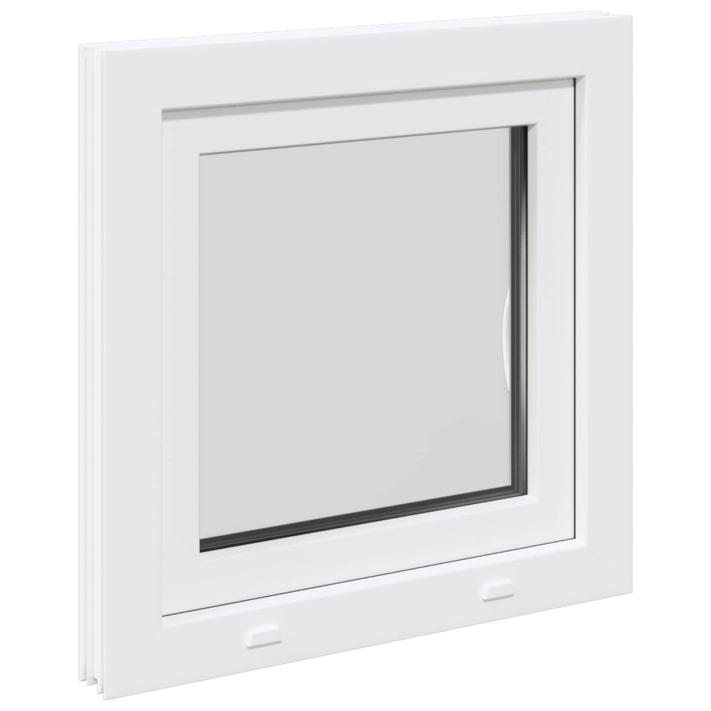 Kelderraam RISOR 50 x 50 cm PVC en glas Wit is nu te koop bij PeponiXL, paradijselijk wonen!
