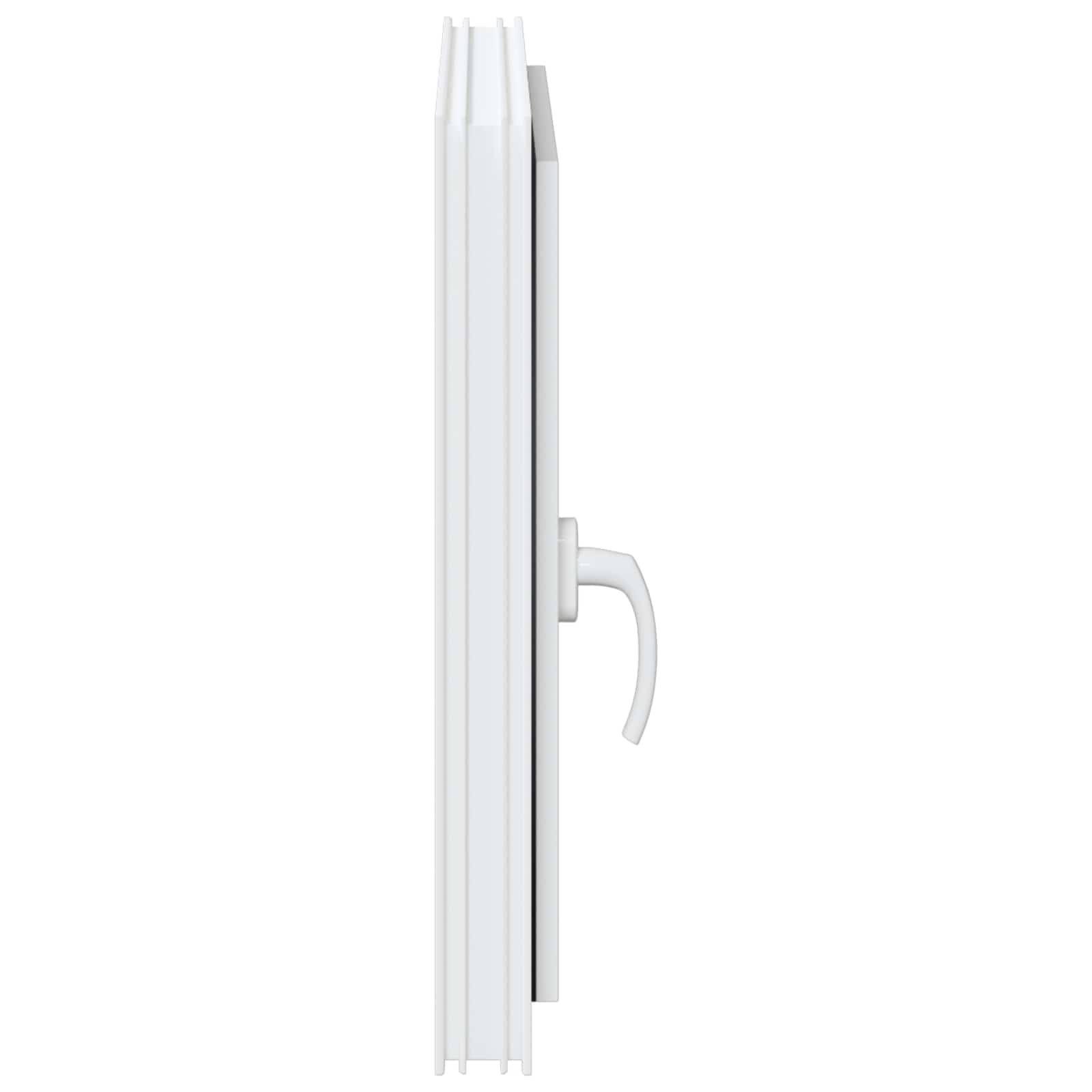 Kelderraam RISOR 50 x 50 cm PVC en glas Wit is nu te koop bij PeponiXL, paradijselijk wonen!