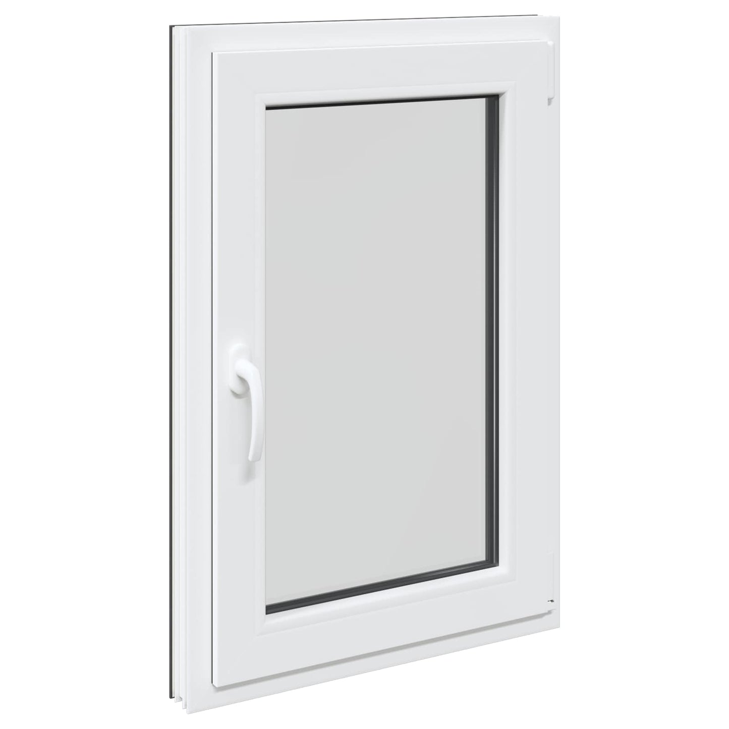 Kelderraam RISOR 60 x 80 cm PVC en glas Antracietkleurig is nu te koop bij PeponiXL, paradijselijk wonen!