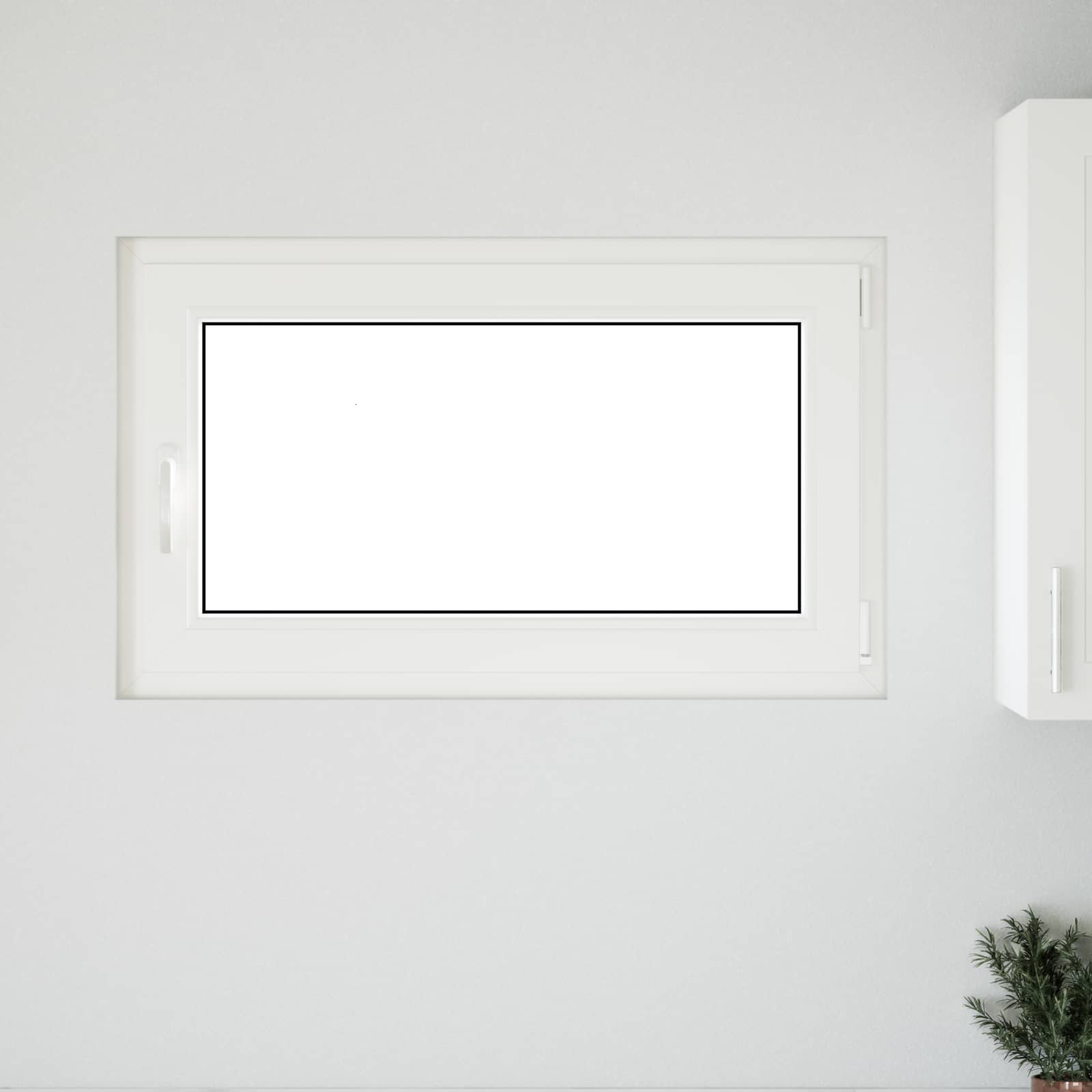 Kelderraam RISOR 100 x 70 cm PVC en glas Antracietkleurig is nu te koop bij PeponiXL, paradijselijk wonen!