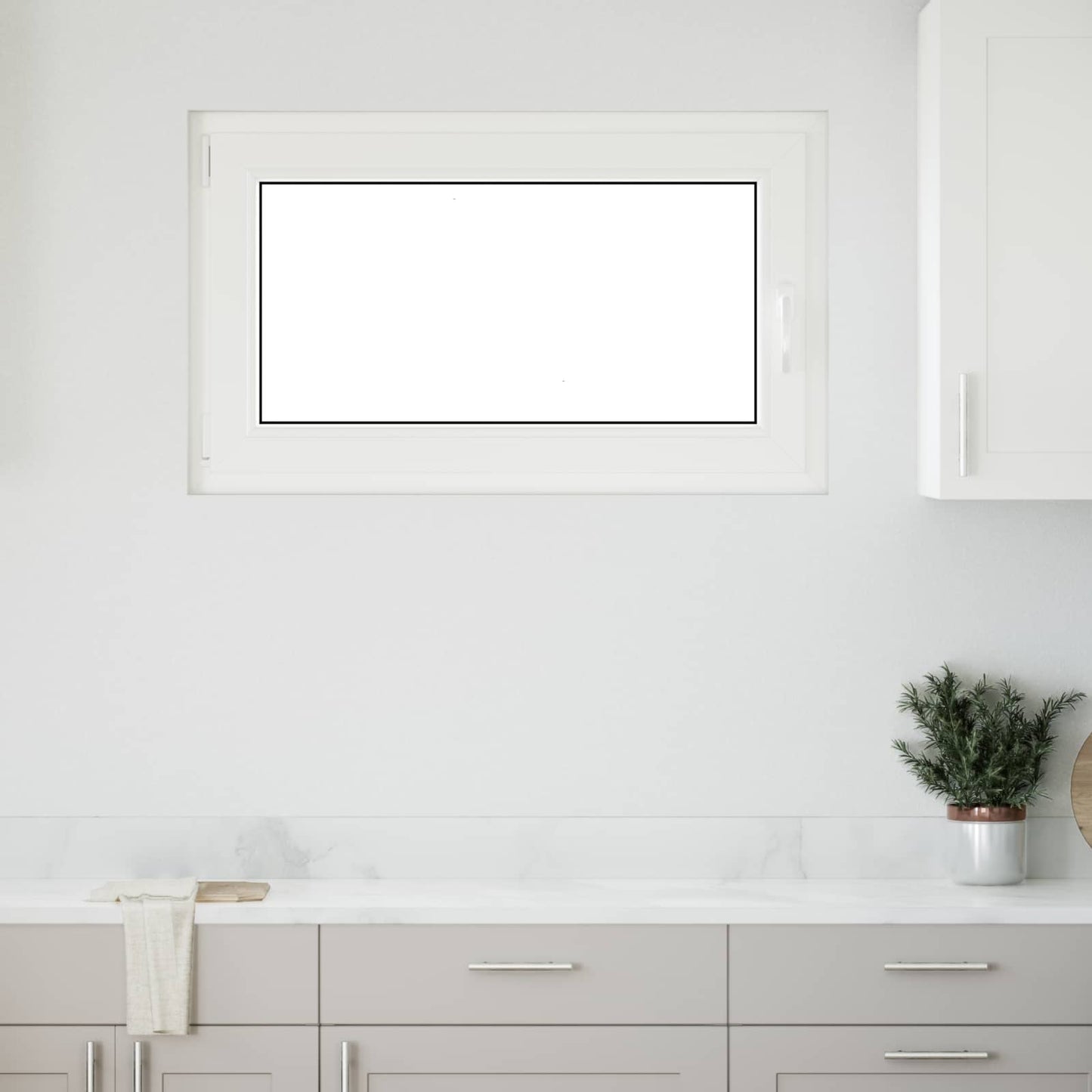 Kelderraam RISOR 100 x 70 cm PVC en glas Antracietkleurig is nu te koop bij PeponiXL, paradijselijk wonen!