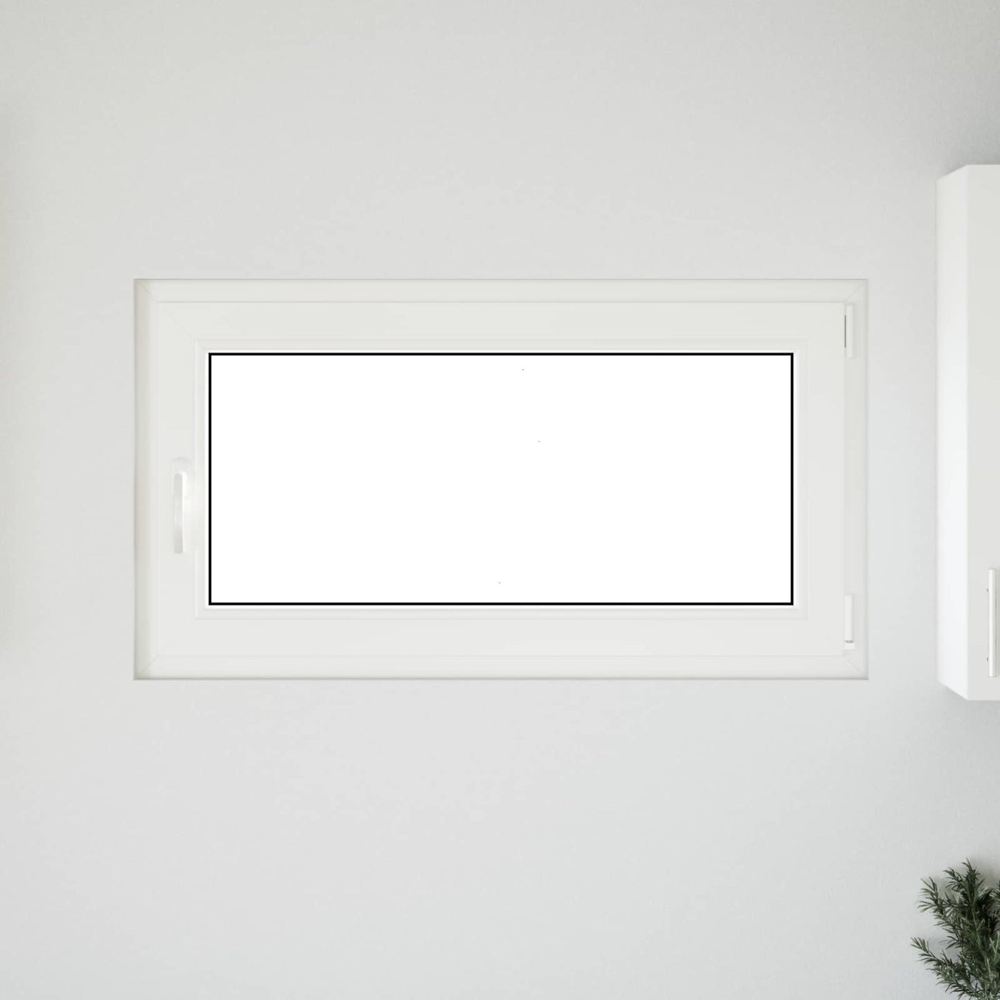 Kelderraam RISOR 110 x 50 cm PVC en glas Antracietkleurig is nu te koop bij PeponiXL, paradijselijk wonen!