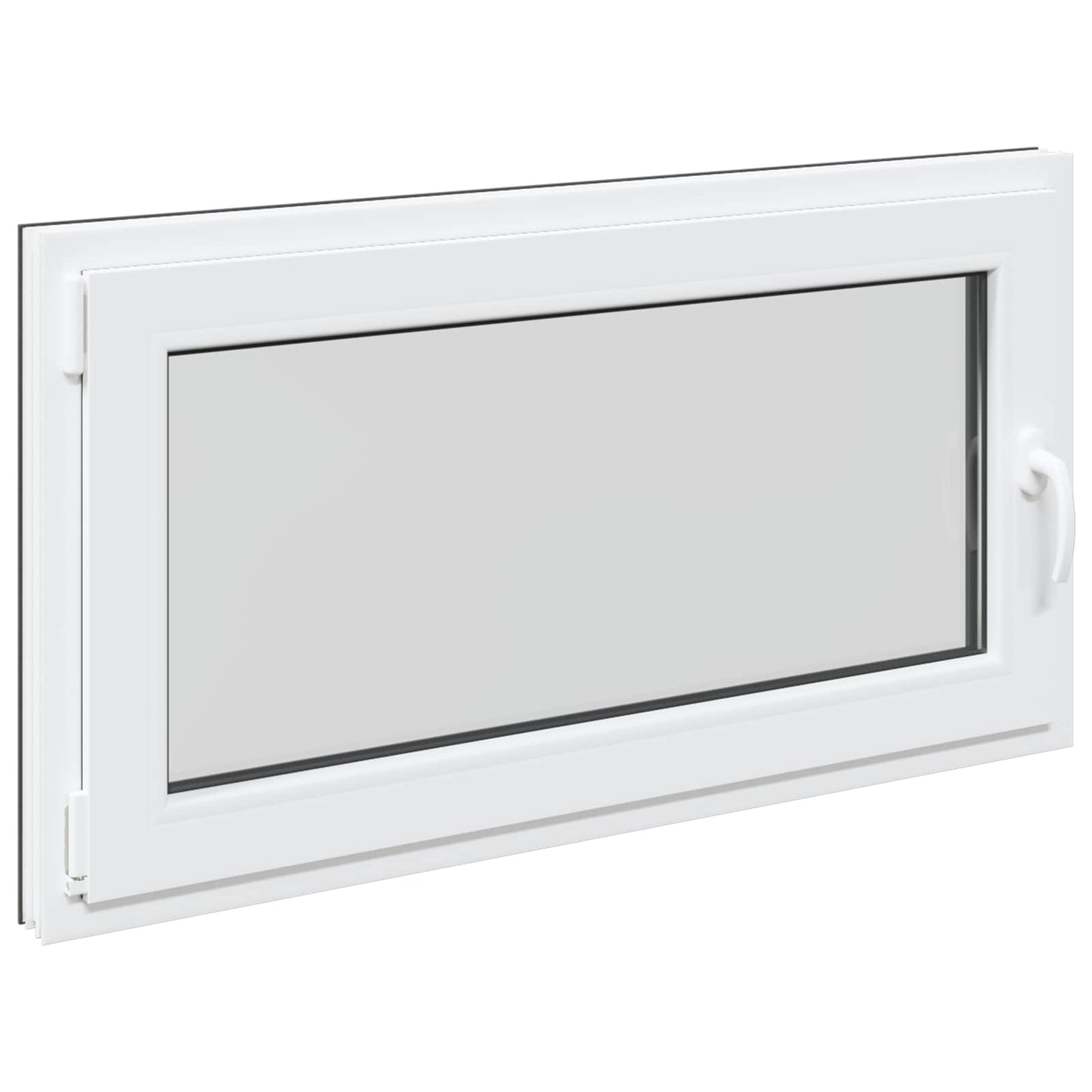 Kelderraam RISOR 110 x 50 cm PVC en glas Antracietkleurig is nu te koop bij PeponiXL, paradijselijk wonen!