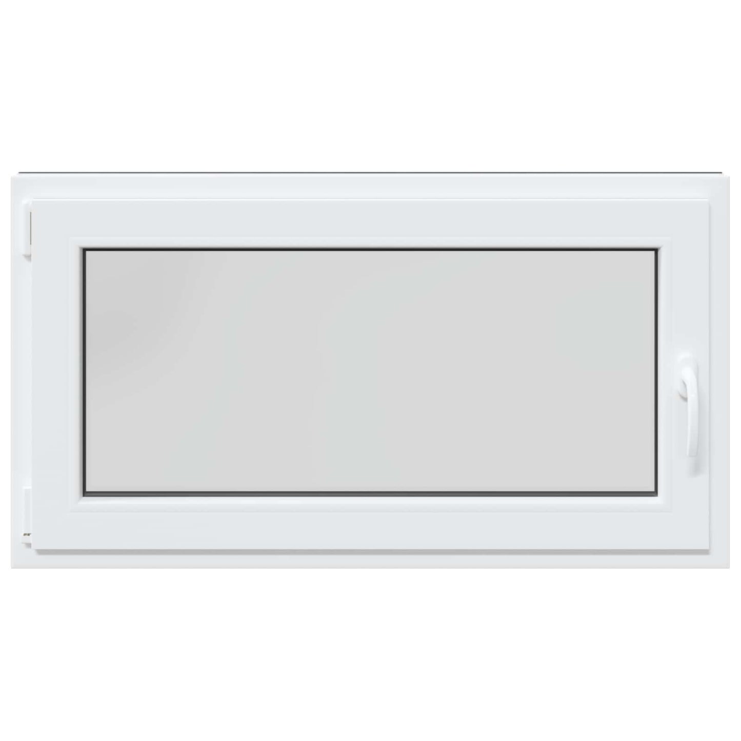Kelderraam RISOR 110 x 50 cm PVC en glas Antracietkleurig is nu te koop bij PeponiXL, paradijselijk wonen!