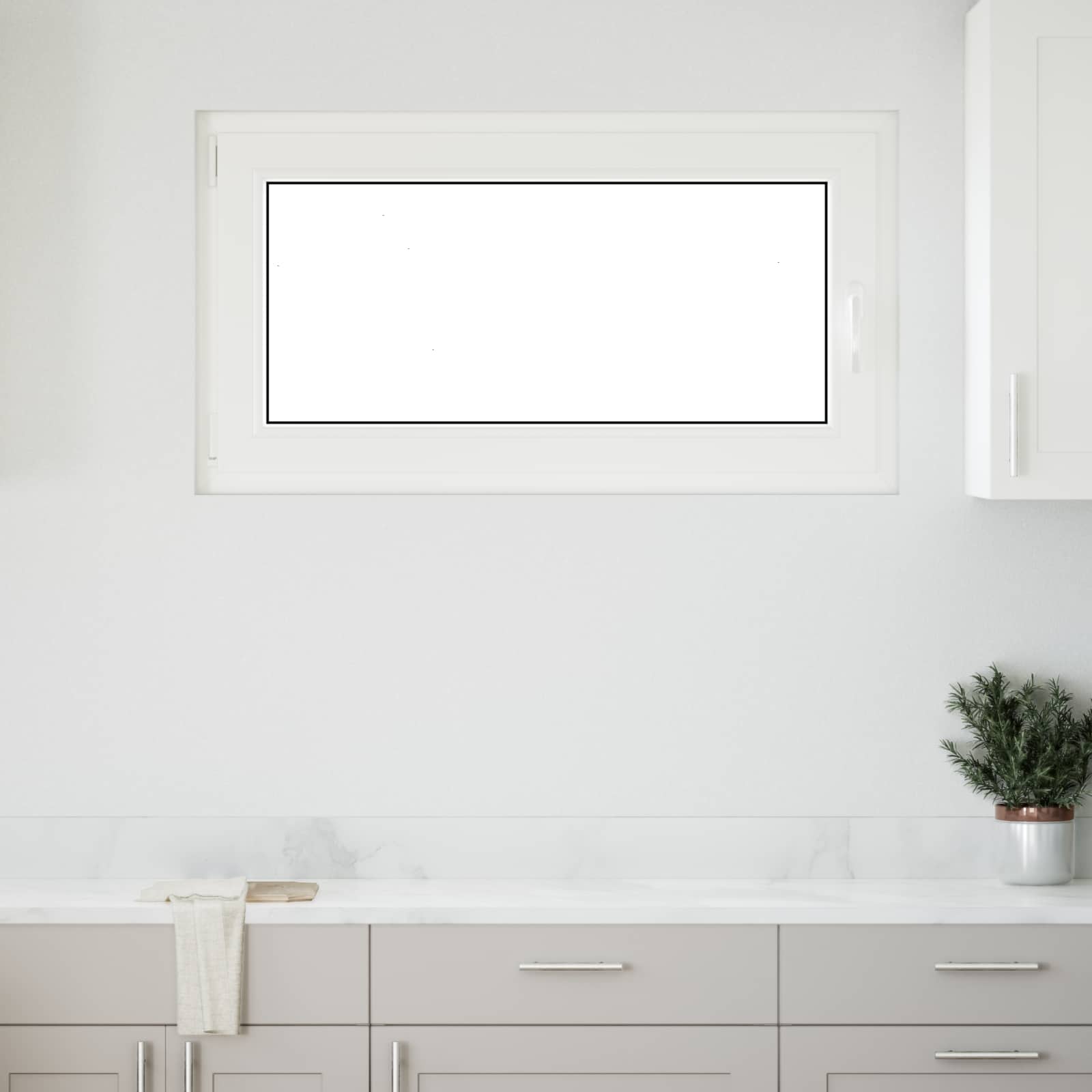 Kelderraam RISOR 110 x 60 cm PVC en glas Antracietkleurig is nu te koop bij PeponiXL, paradijselijk wonen!