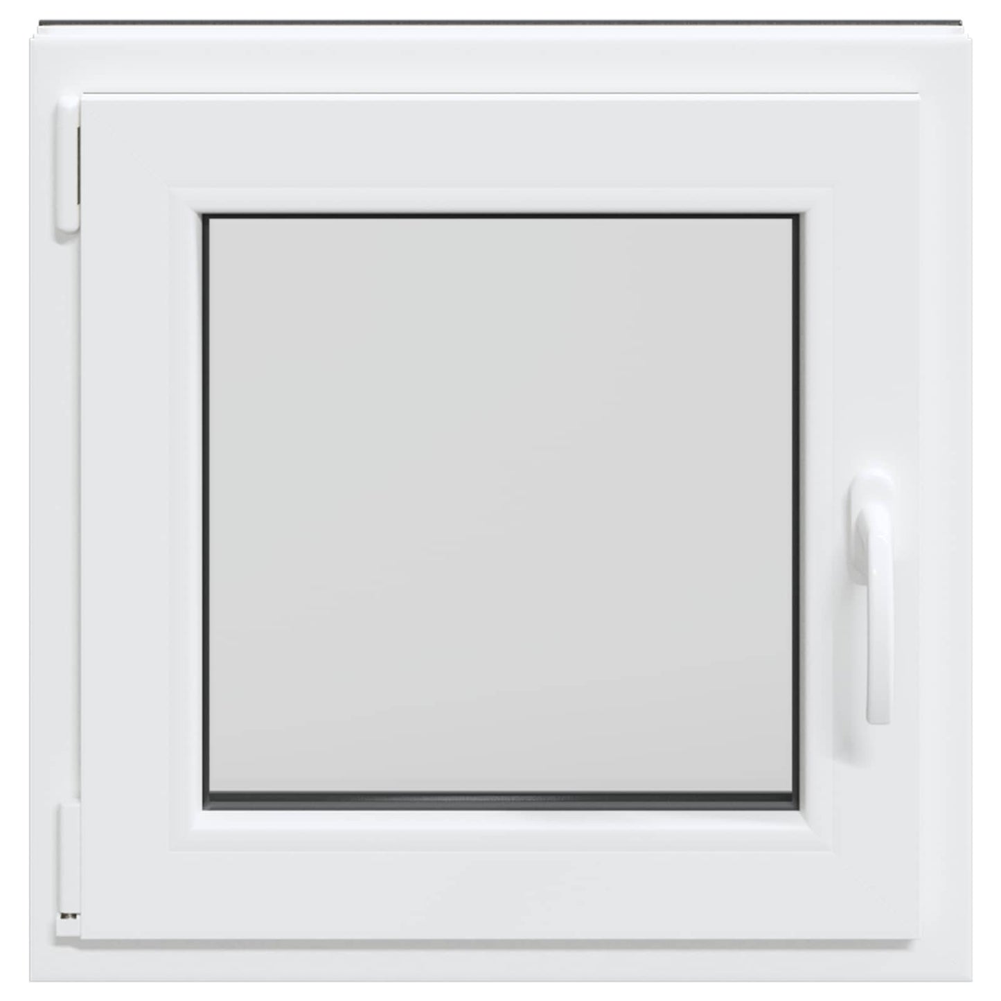 Kelderraam RISOR 50 x 50 cm PVC en glas Antracietkleurig is nu te koop bij PeponiXL, paradijselijk wonen!