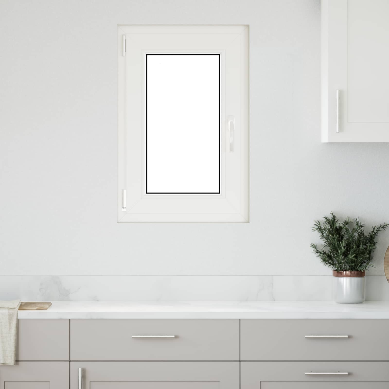Kelderraam RISOR 50 x 75 cm PVC en glas Antracietkleurig is nu te koop bij PeponiXL, paradijselijk wonen!