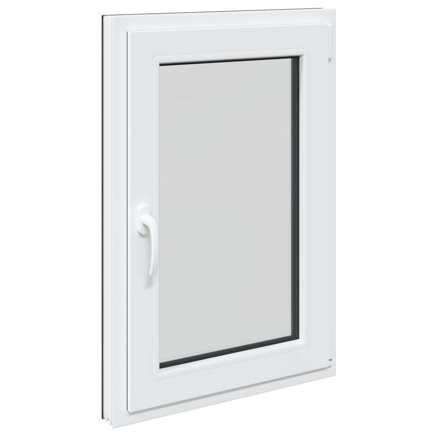 Kelderraam RISOR 60 x 90 cm PVC en glas Antracietkleurig is nu te koop bij PeponiXL, paradijselijk wonen!