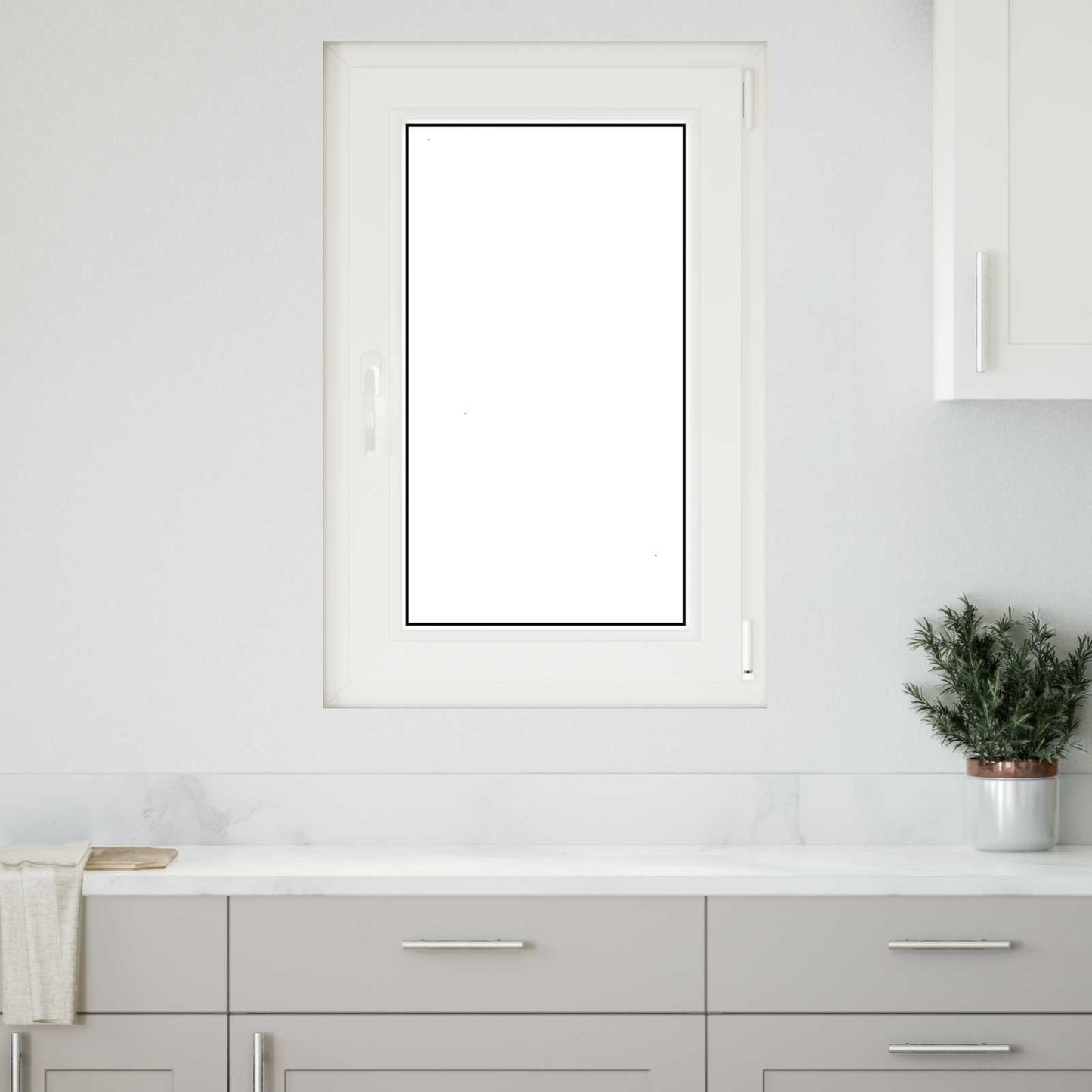 Kelderraam RISOR 60 x 90 cm PVC en glas Antracietkleurig is nu te koop bij PeponiXL, paradijselijk wonen!