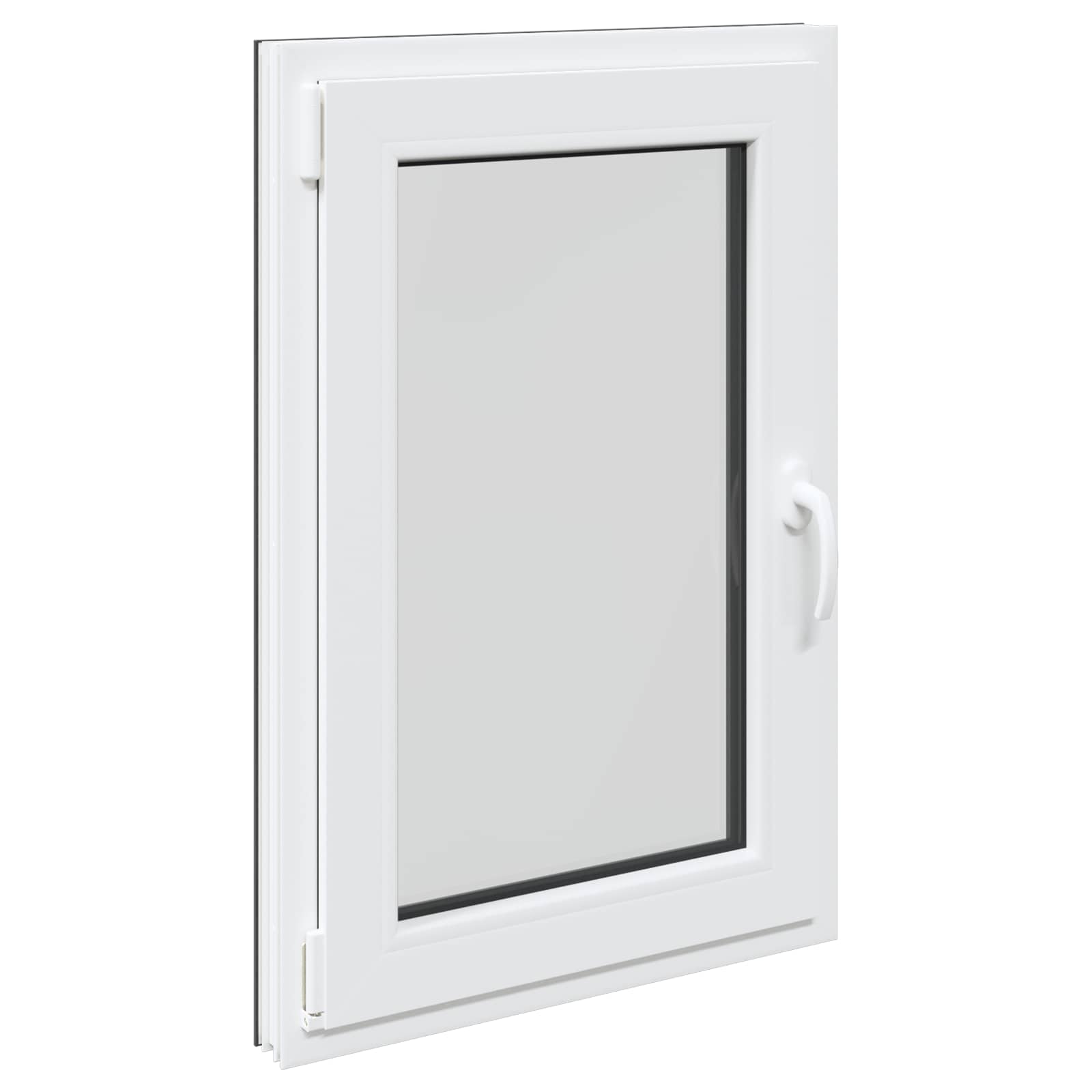 Kelderraam RISOR 60 x 100 cm PVC en glas Antracietkleurig is nu te koop bij PeponiXL, paradijselijk wonen!