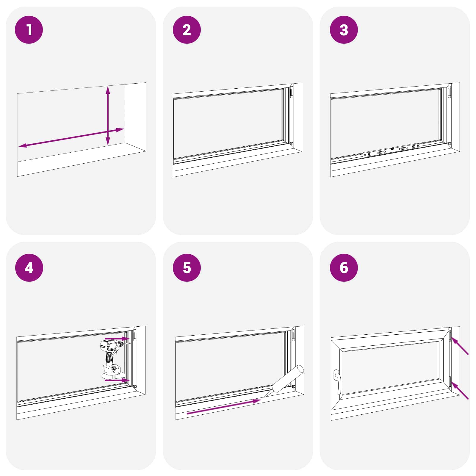 Kelderraam RISOR 80 x 50 cm PVC en glas Antracietkleurig is nu te koop bij PeponiXL, paradijselijk wonen!