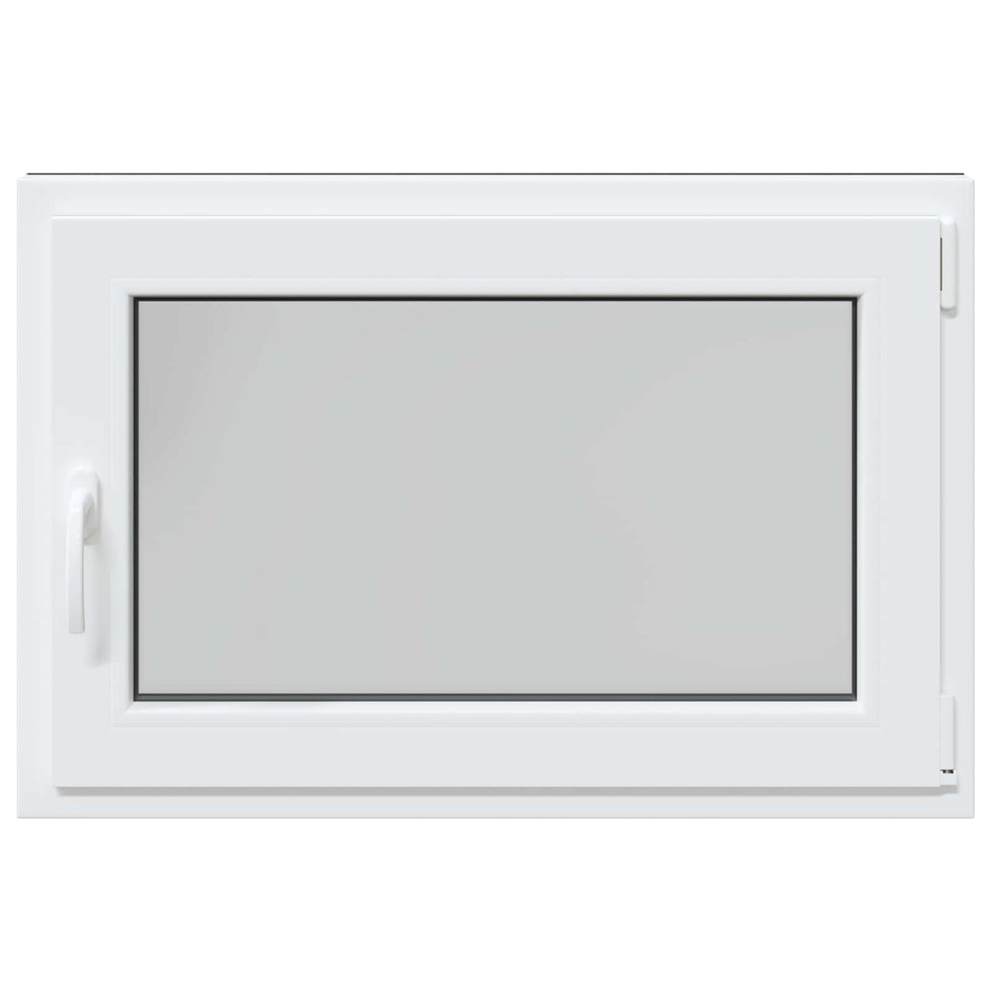 Kelderraam RISOR 90 x 50 cm PVC en glas Antracietkleurig is nu te koop bij PeponiXL, paradijselijk wonen!