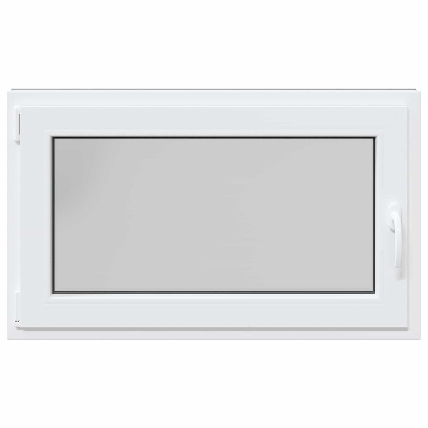 Kelderraam RISOR 100 x 50 cm PVC en glas Antracietkleurig is nu te koop bij PeponiXL, paradijselijk wonen!