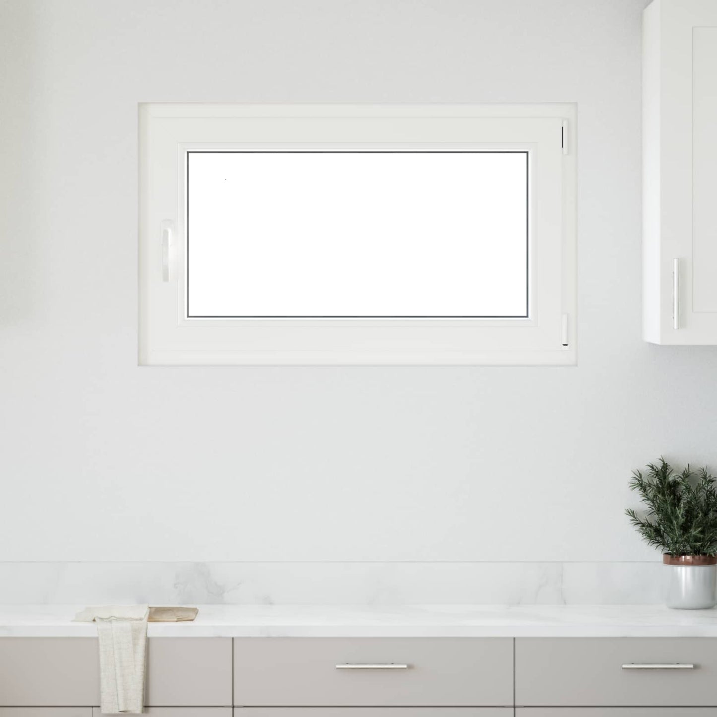 Kelderraam RISOR 100 x 60 cm PVC en glas Antracietkleurig is nu te koop bij PeponiXL, paradijselijk wonen!