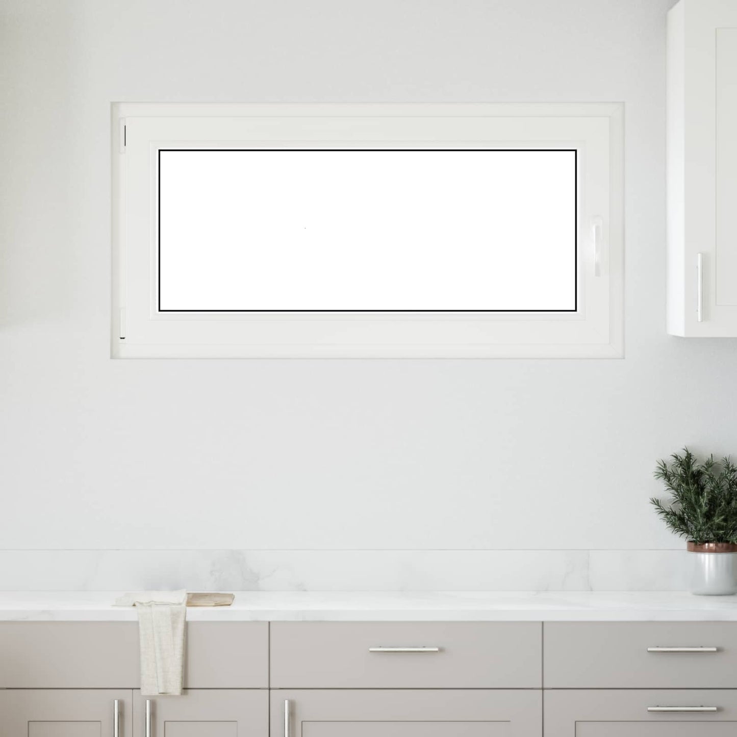 Kelderraam RISOR 120 x 60 cm PVC en glas Antracietkleurig is nu te koop bij PeponiXL, paradijselijk wonen!