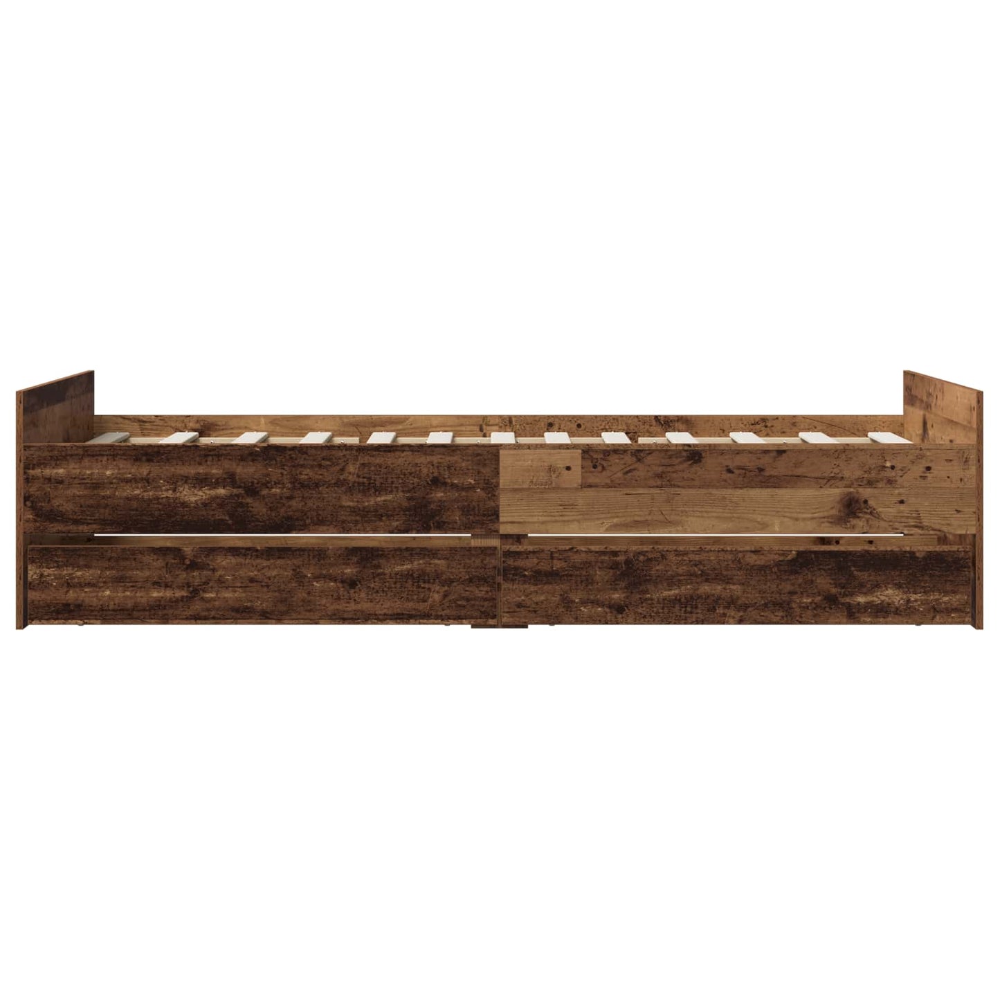 Bedframe Oud hout 100 x 200 cm Bewerkt hout